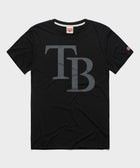 tampa bay rays cap logo '08 blackout
