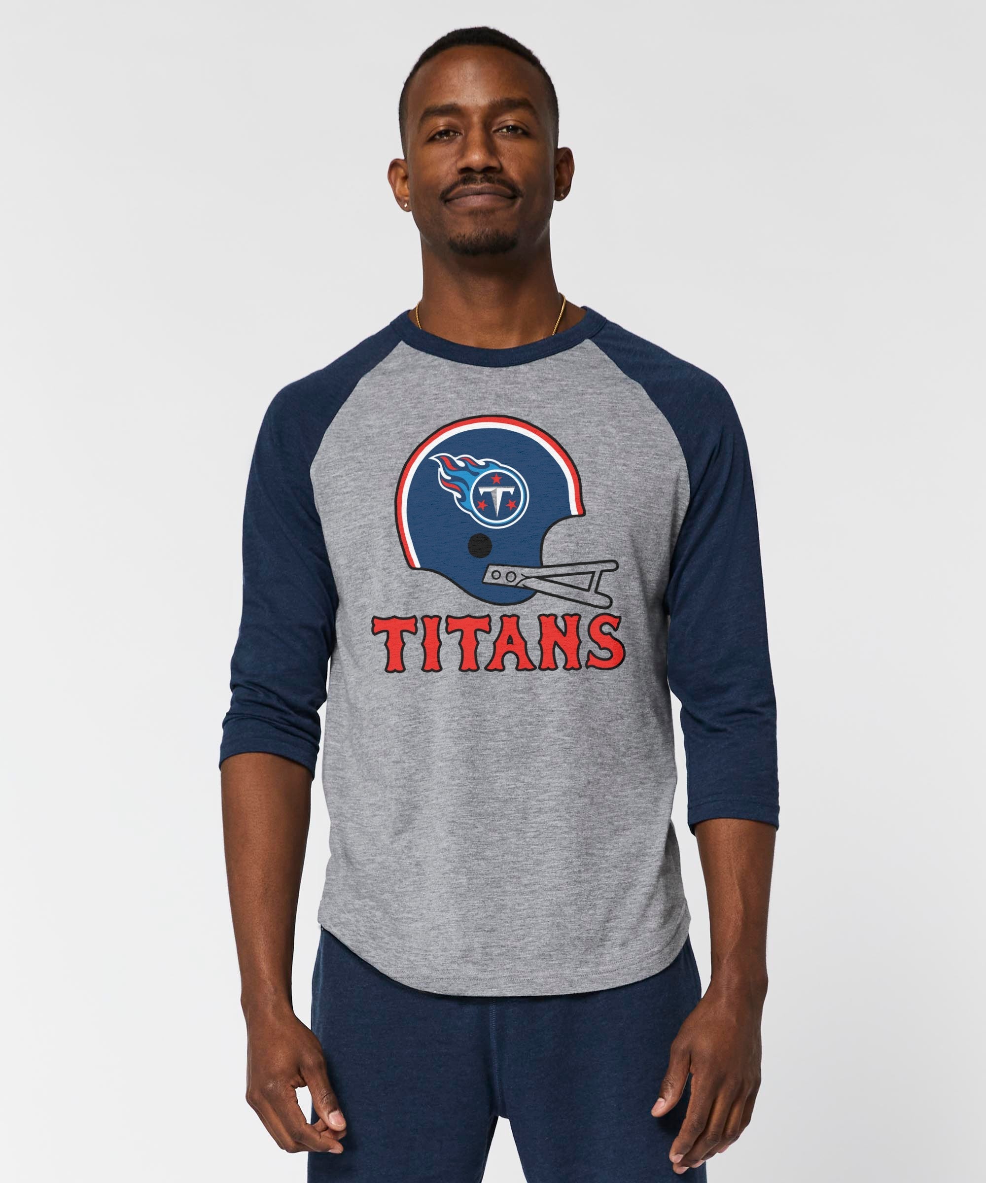 tennessee titans big helmet raglan