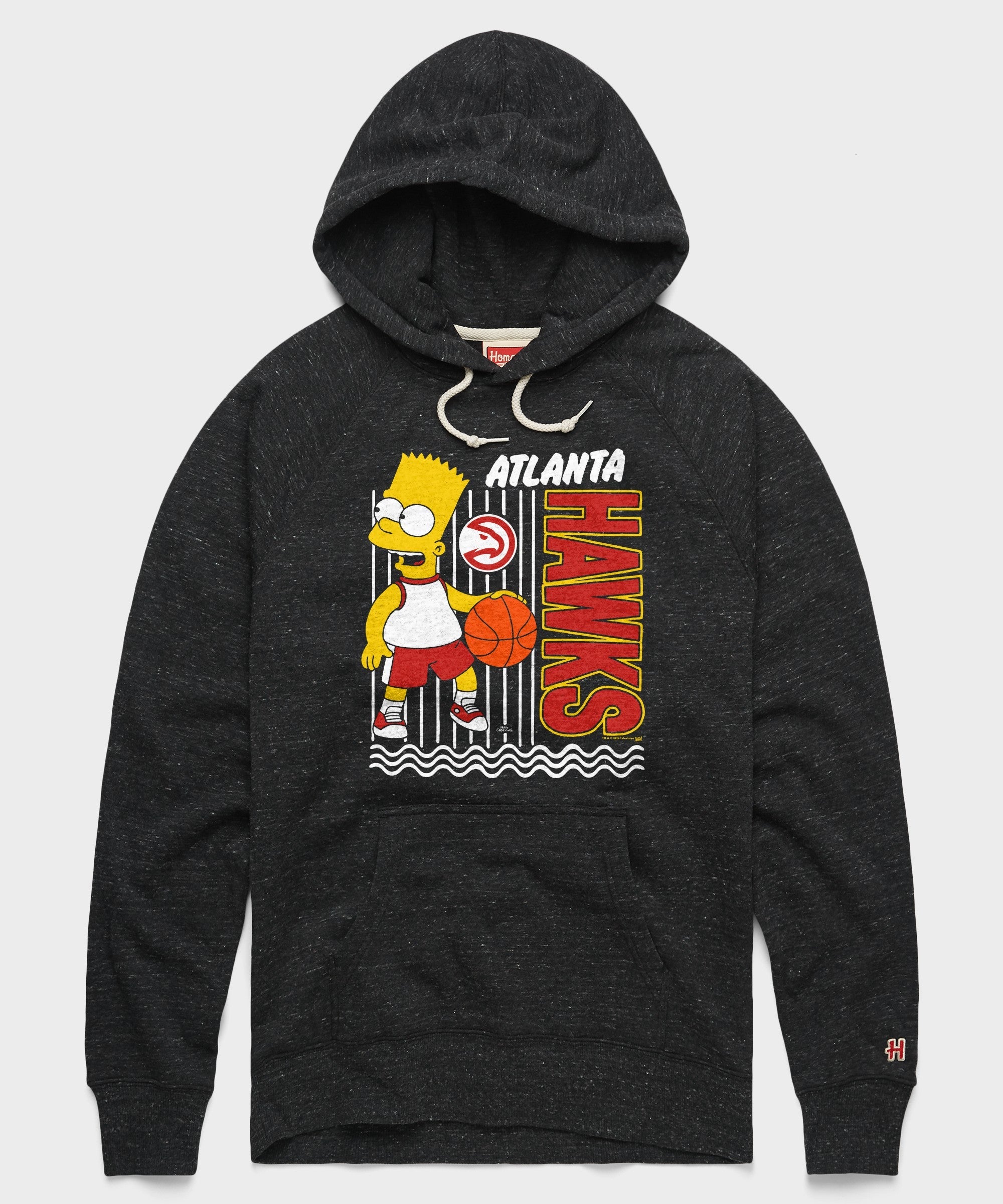the simpsons bart x atlanta hawks hoodie