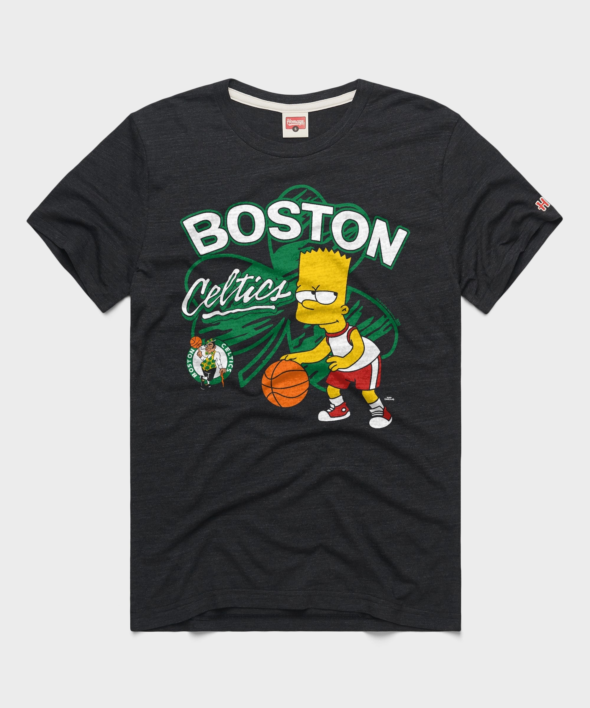 the simpsons bart x boston celtics