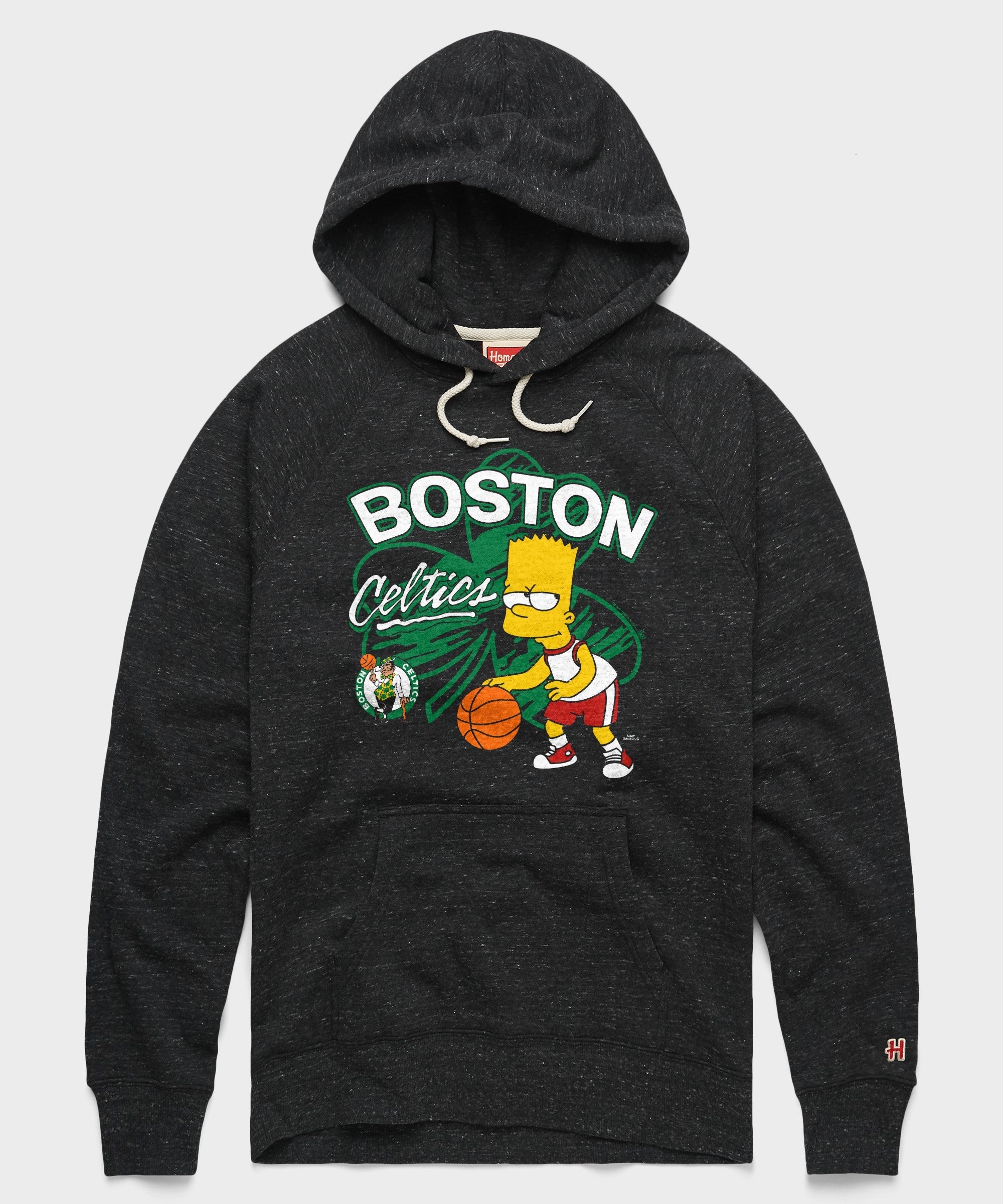 the simpsons bart x boston celtics hoodie