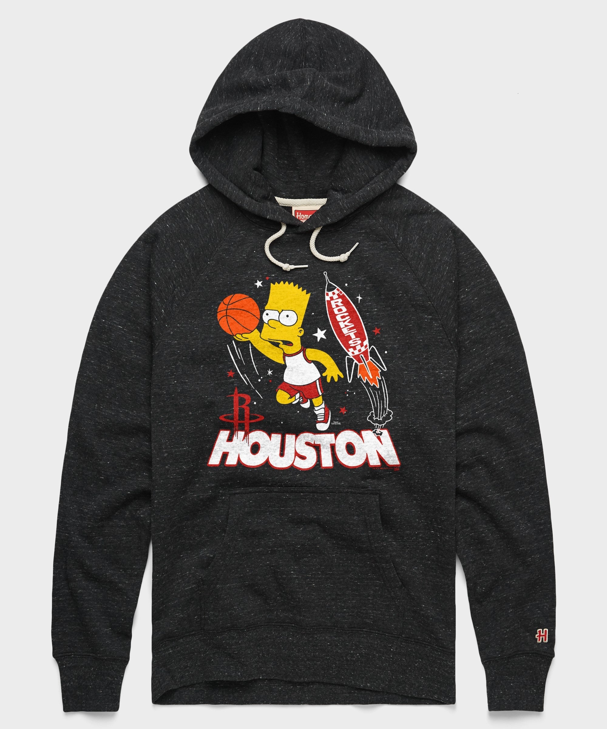 the simpsons bart x houston rockets hoodie