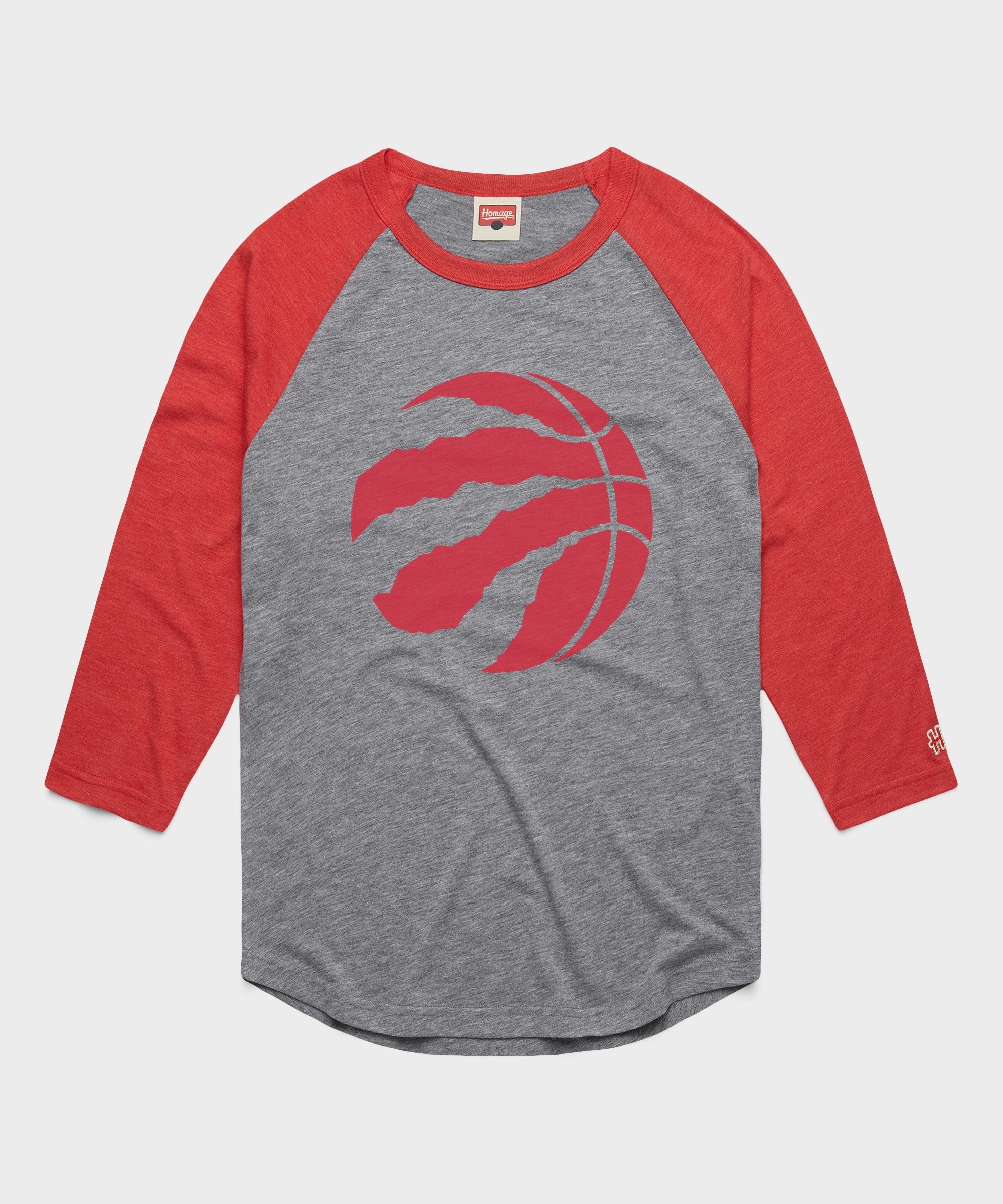 toronto raptors logo raglan
