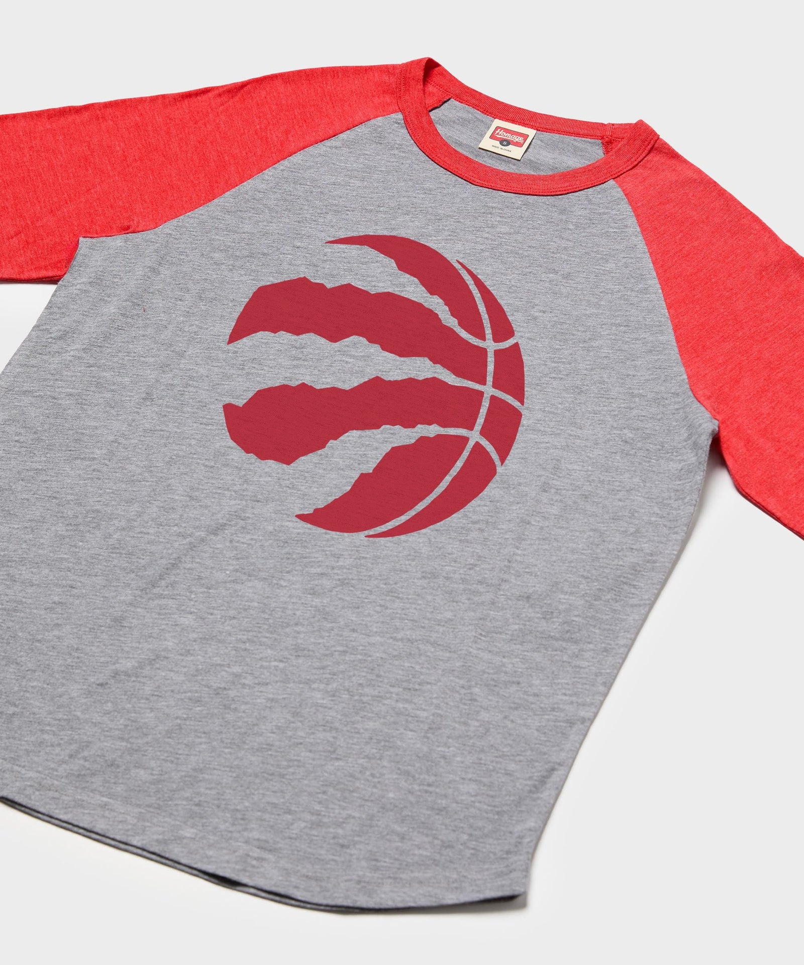 toronto raptors logo raglan