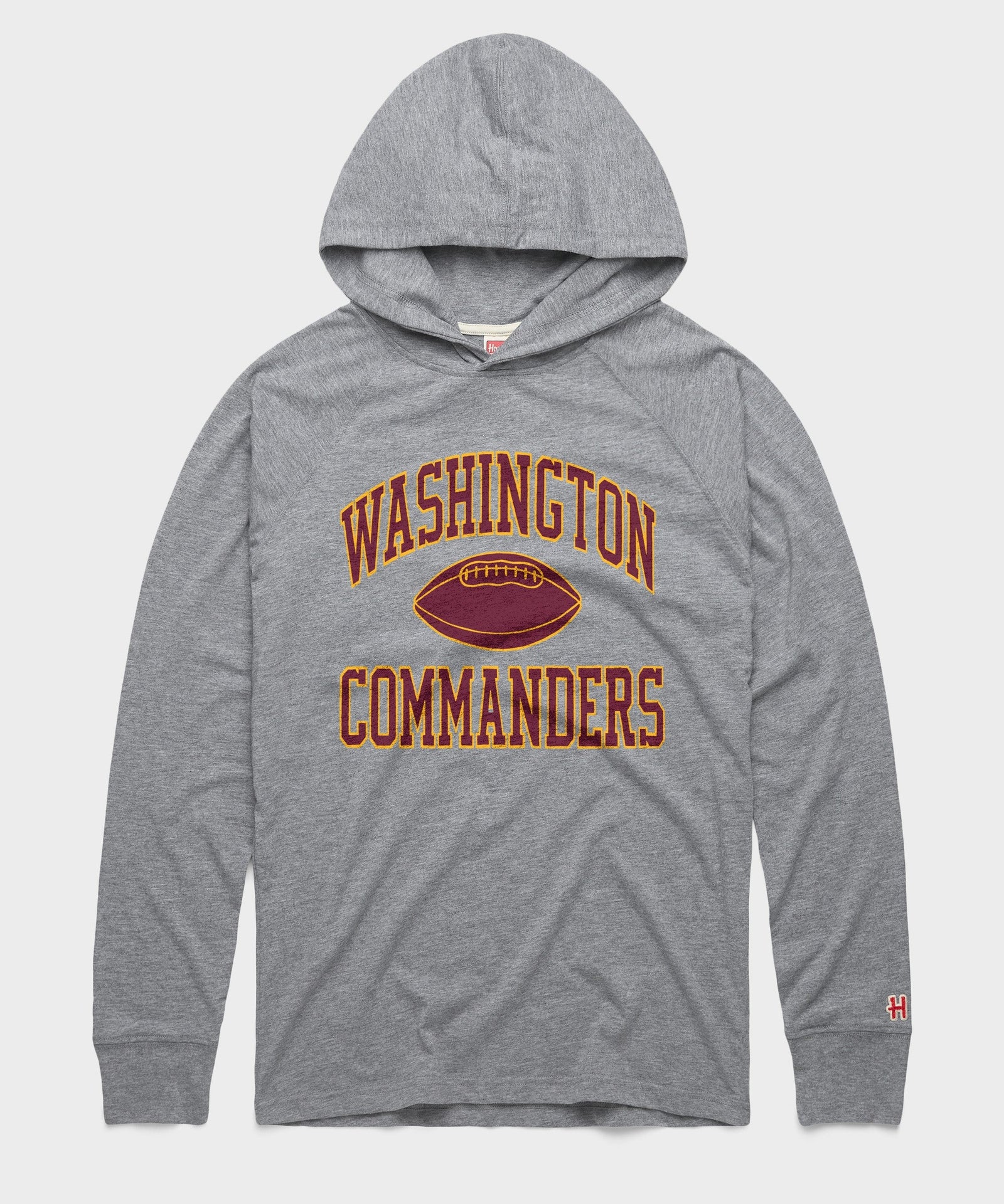 washington commanders gridiron lightweight hoodie