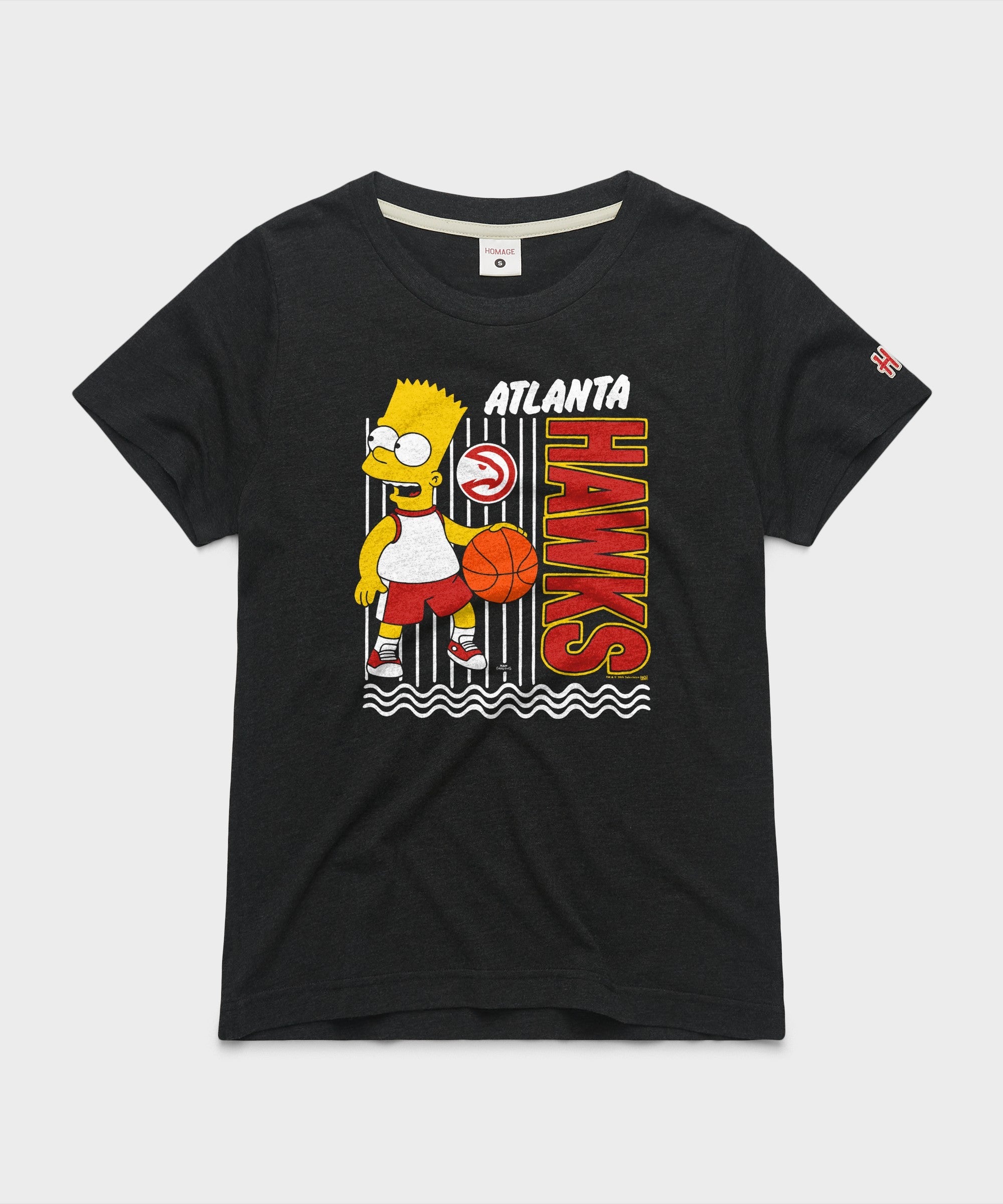 womens the simpsons bart x atlanta hawks