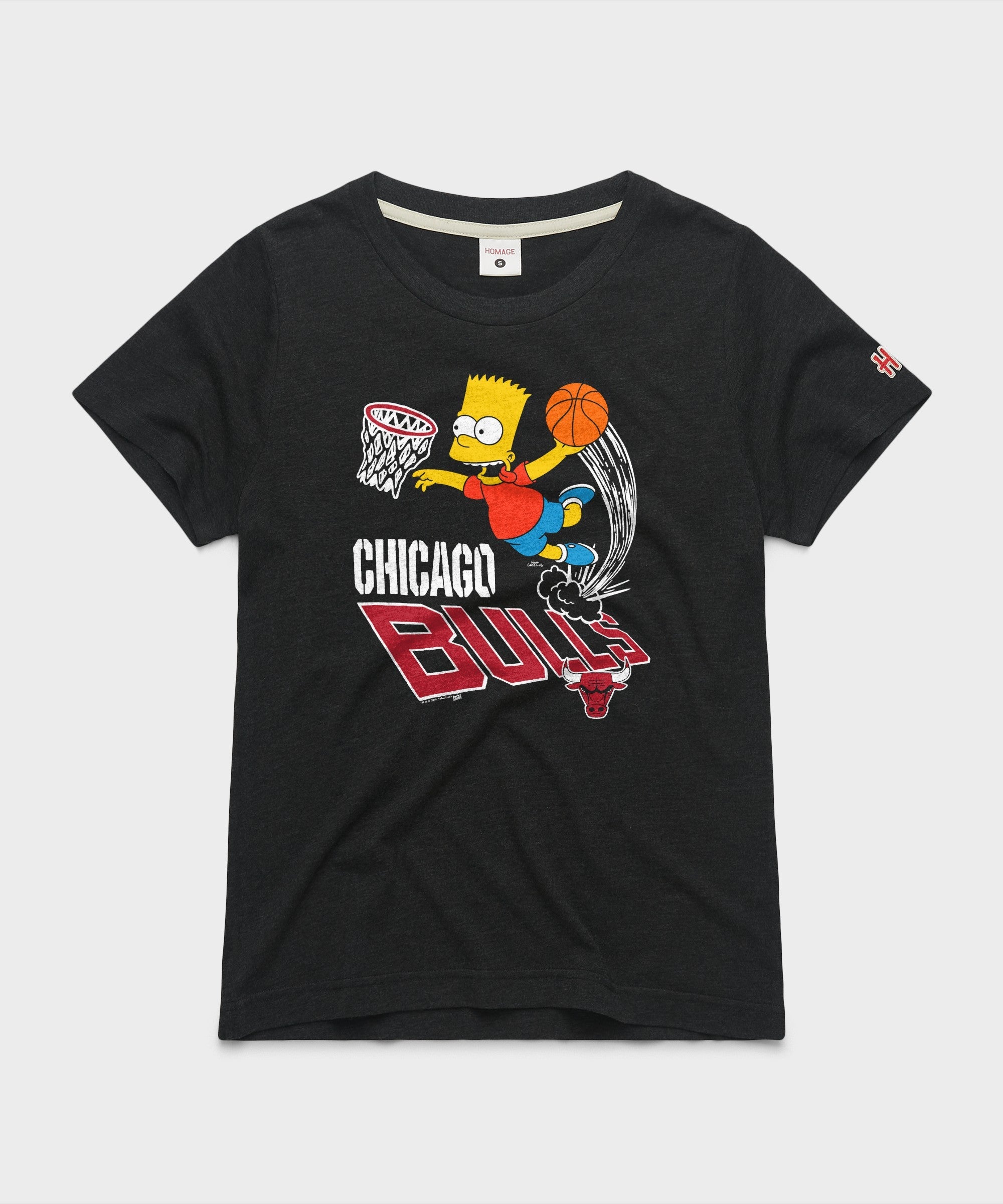 womens the simpsons bart x chicago bulls
