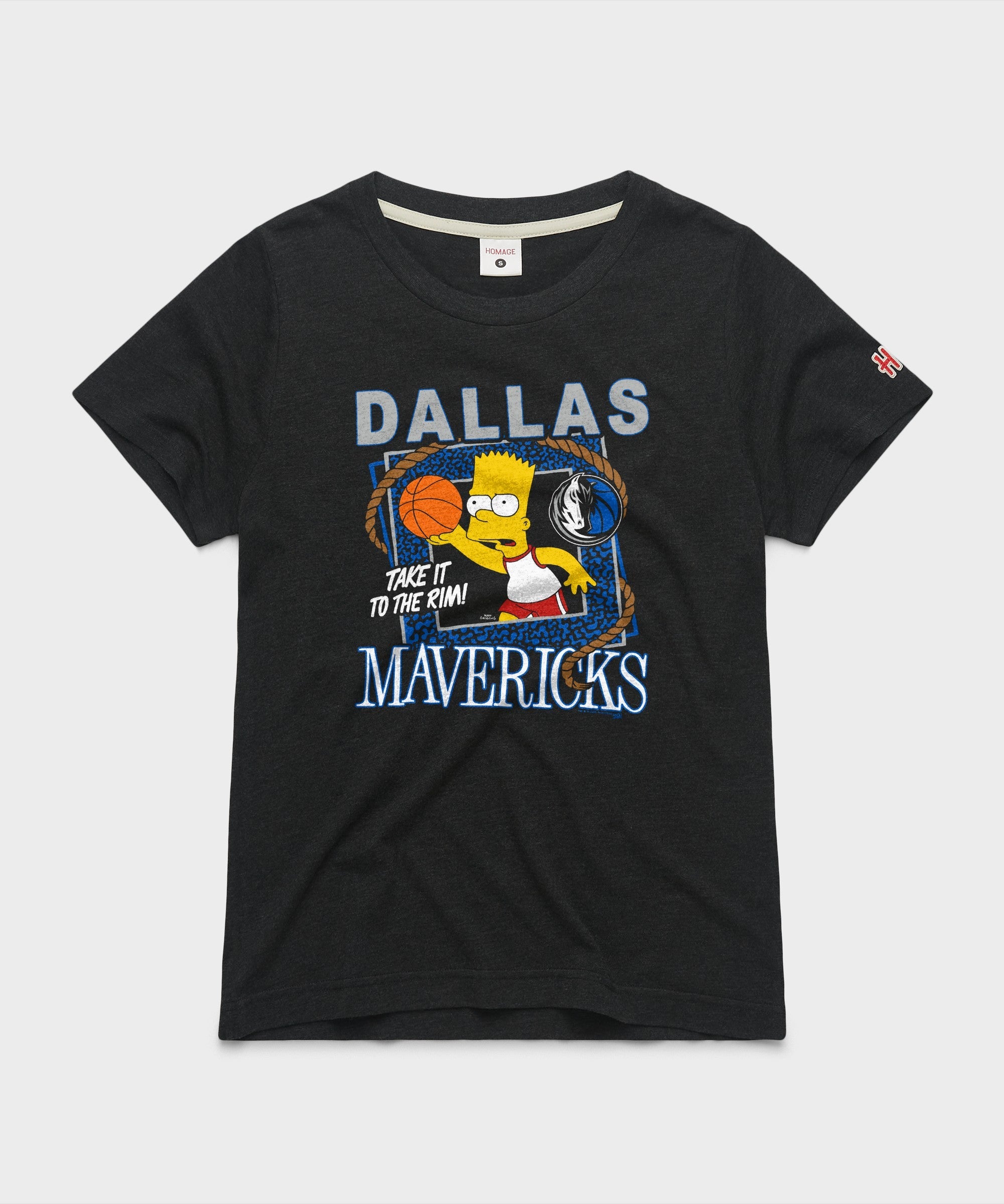 womens the simpsons bart x dallas mavericks