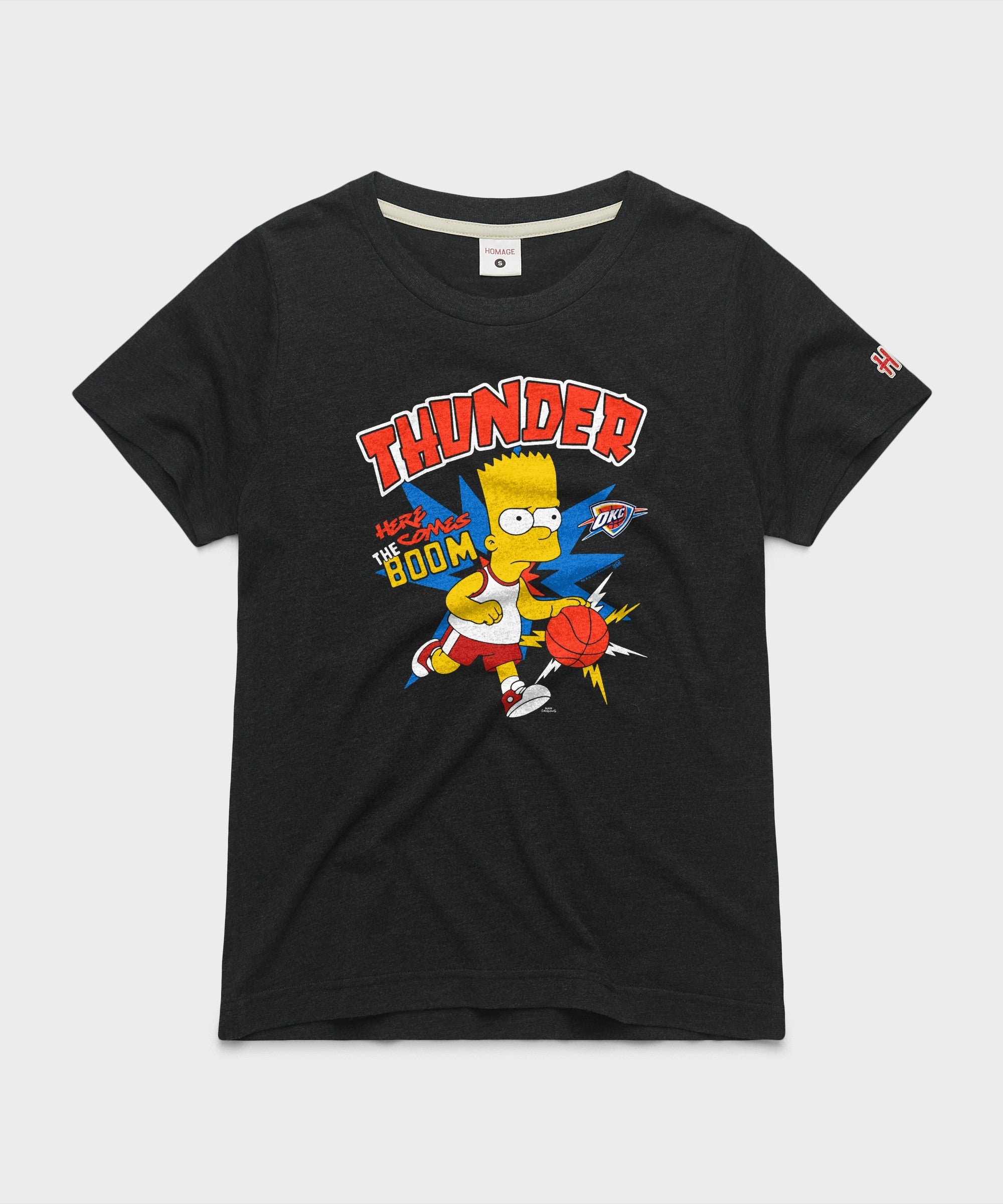 womens the simpsons bart x oklahoma city thunder