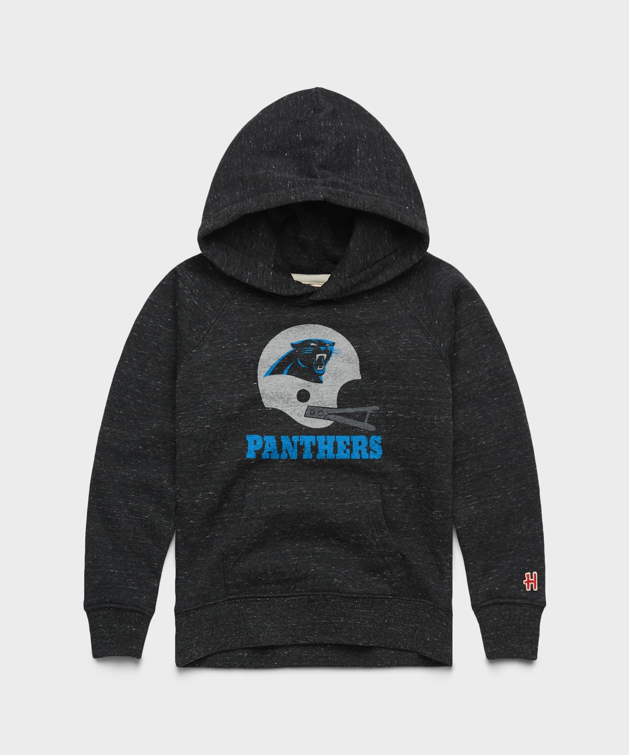 Youth Carolina Panthers Big Helmet Hoodie Charcoal