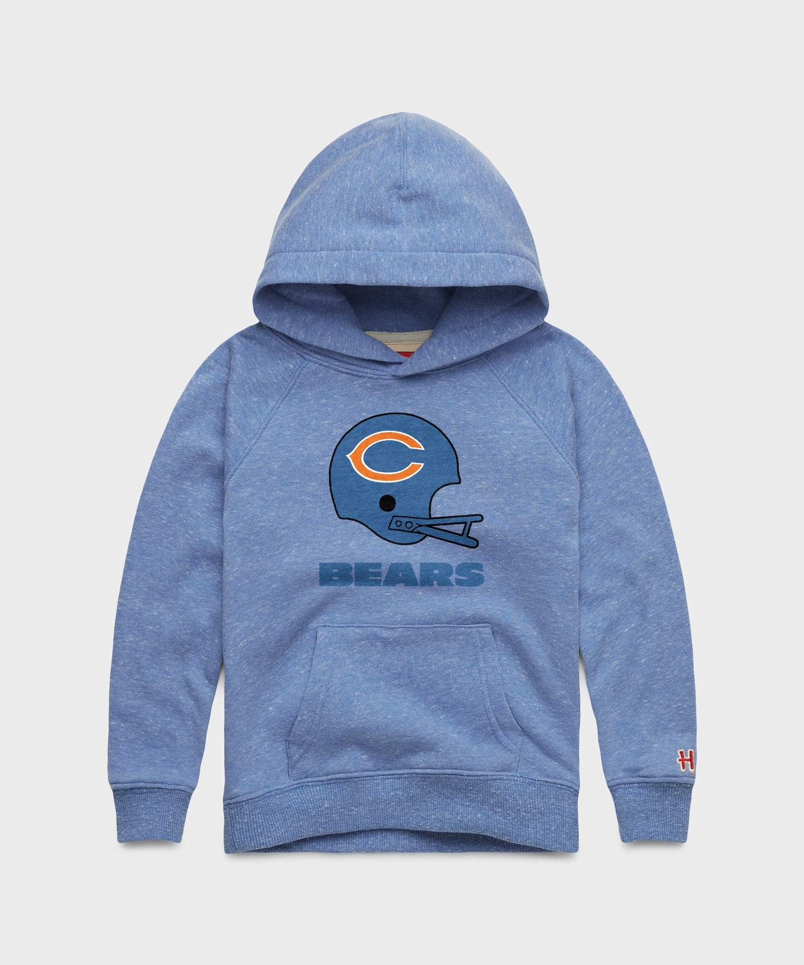 youth chicago bears big helmet hoodie