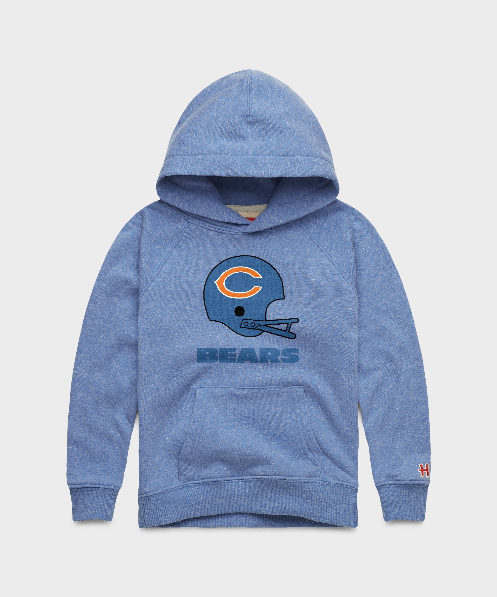 youth chicago bears big helmet hoodie