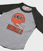 youth cincinnati bengals big helmet raglan