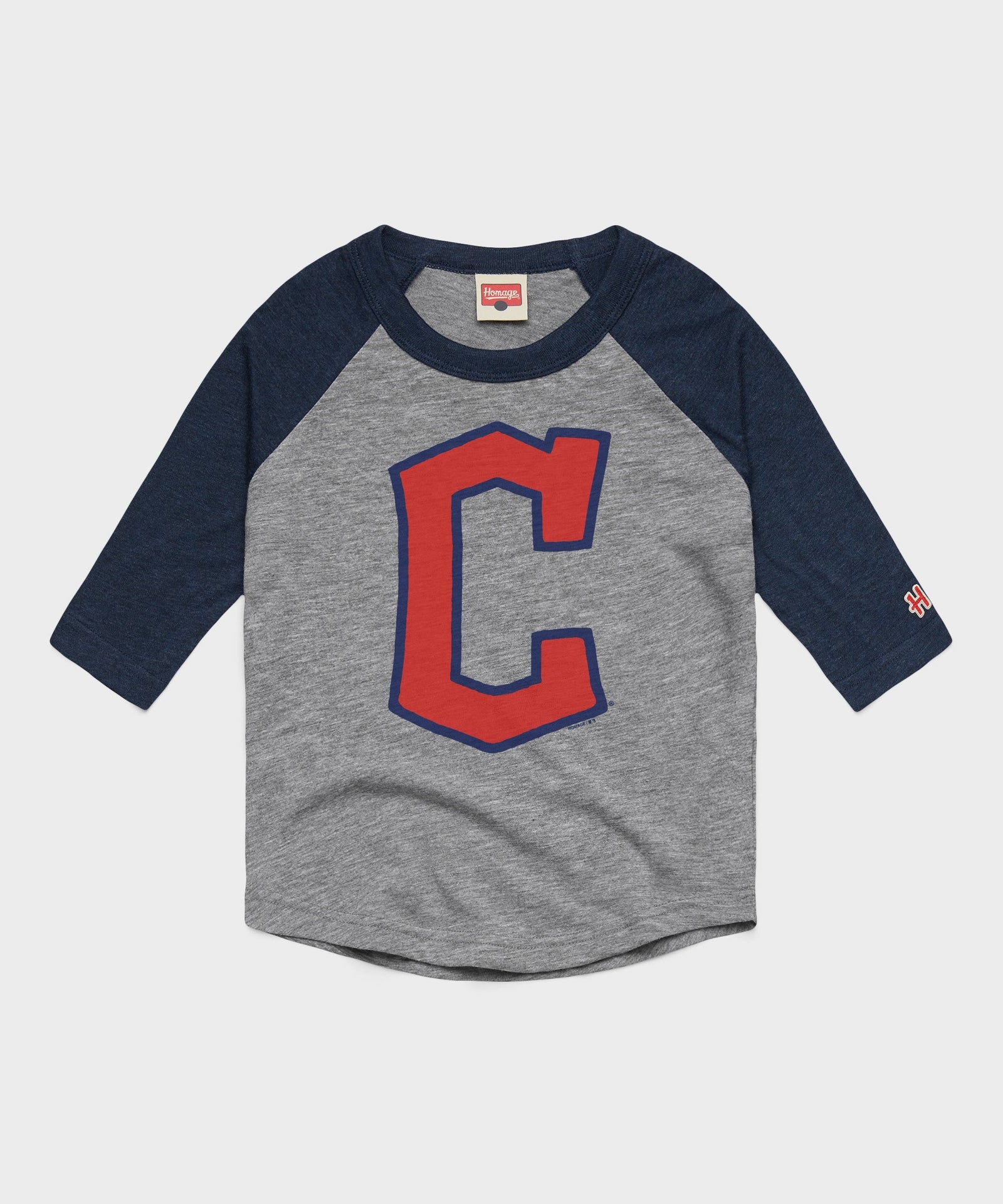 Youth Cleveland Guardians Cap Logo '22 Raglan