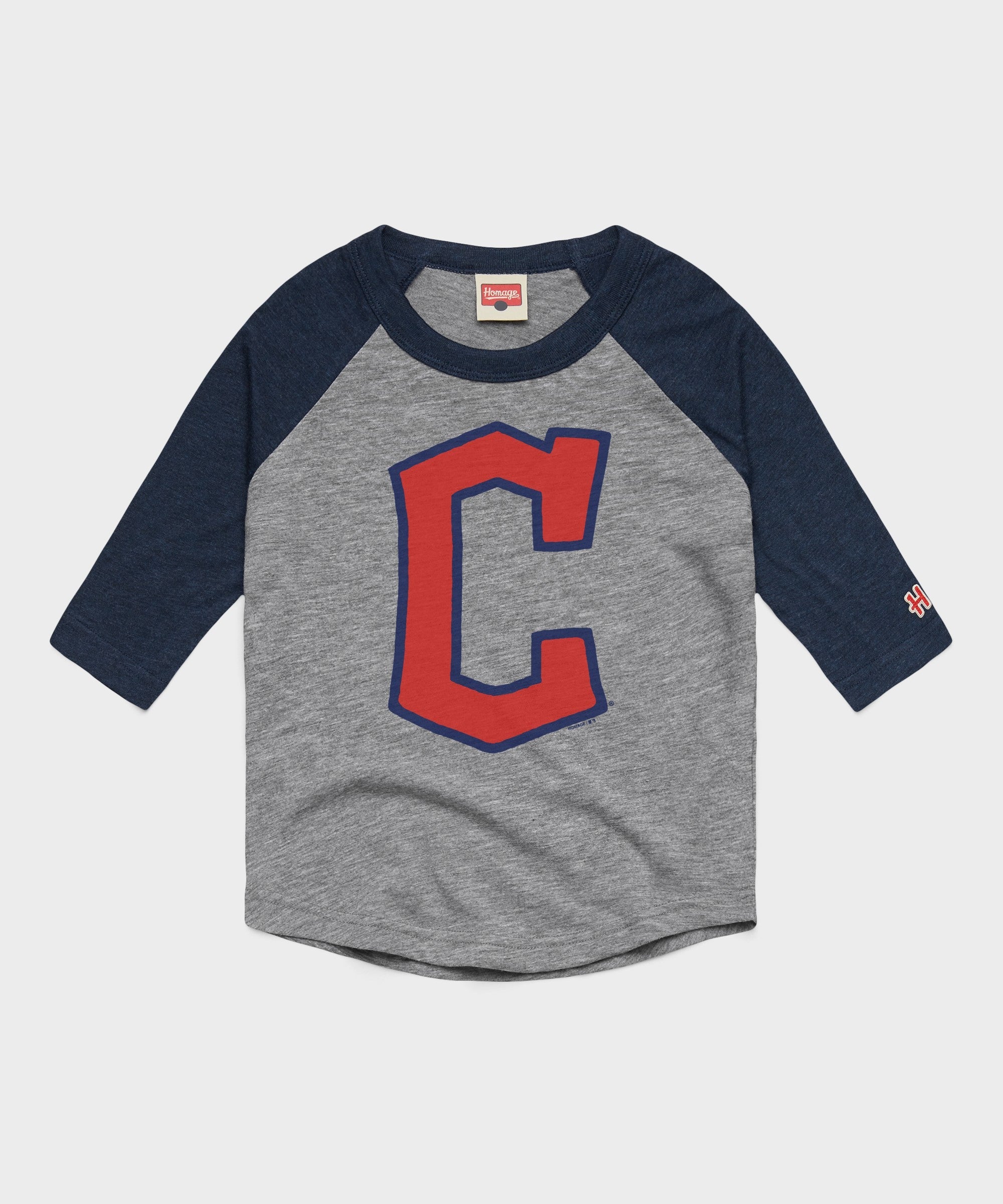 Youth Cleveland Guardians Cap Logo '22 Raglan
