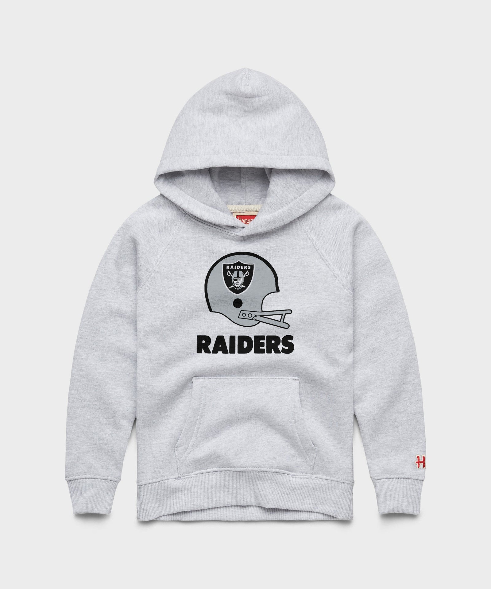 youth las vegas raiders big helmet hoodie