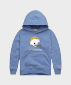 youth los angeles chargers big helmet hoodie