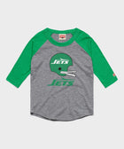 youth new york jets big helmet raglan