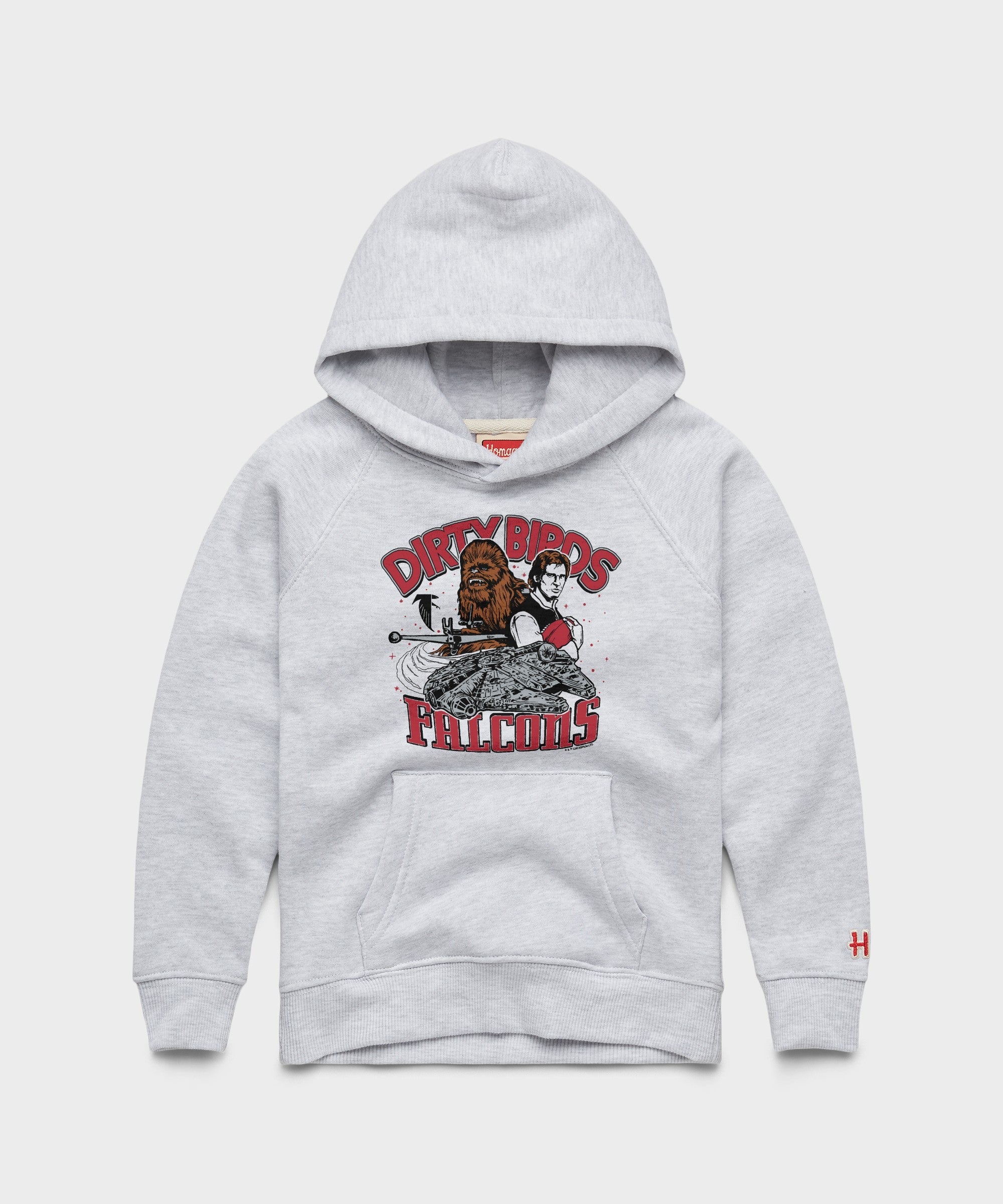 youth star wars x atlanta falcons light side hoodie