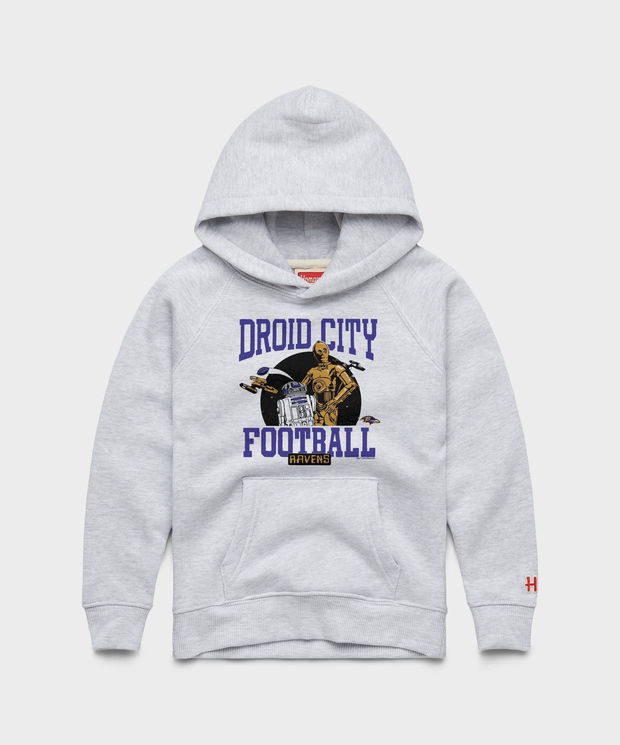 youth star wars x baltimore ravens light side hoodie
