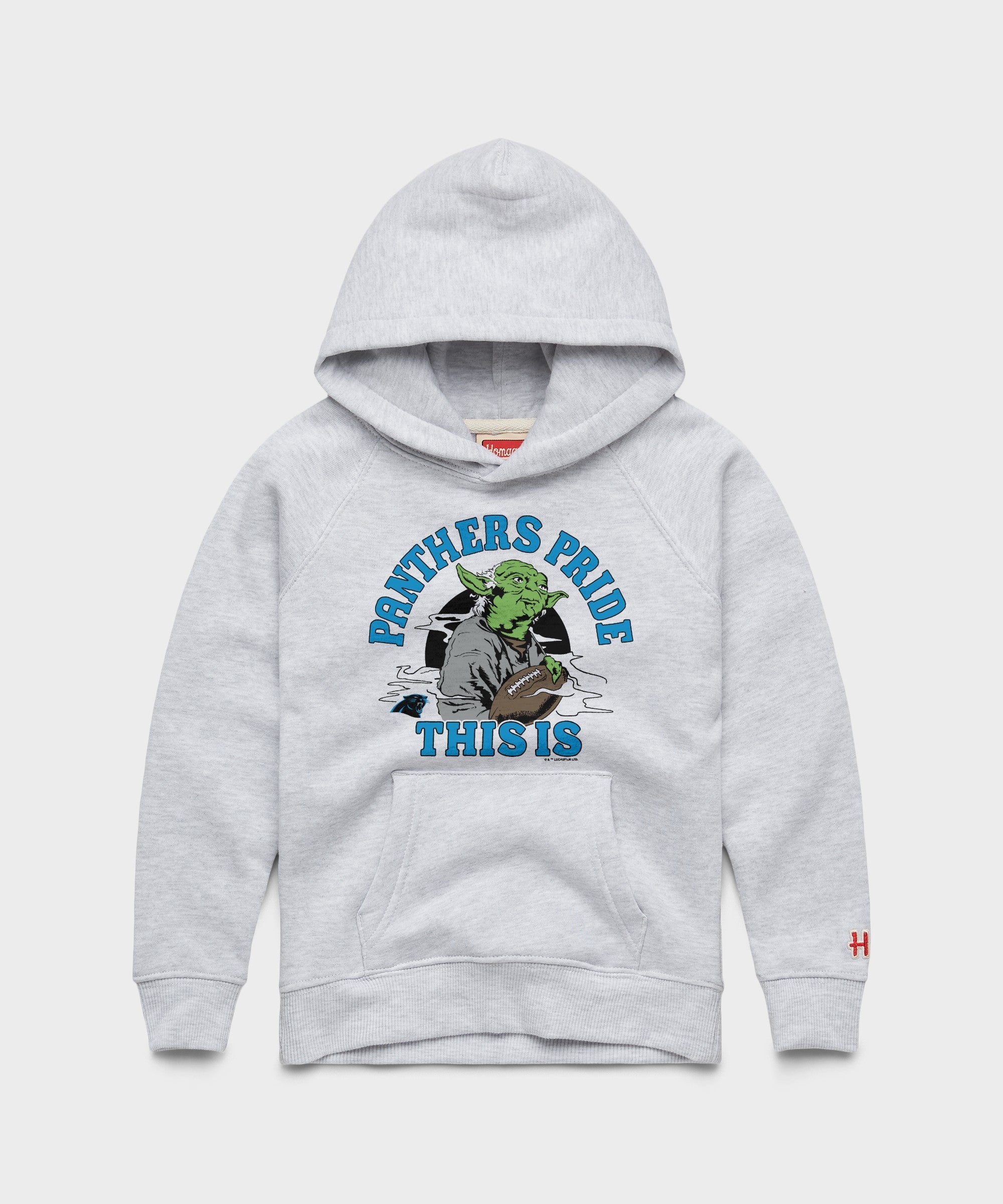youth star wars x carolina panthers light side hoodie