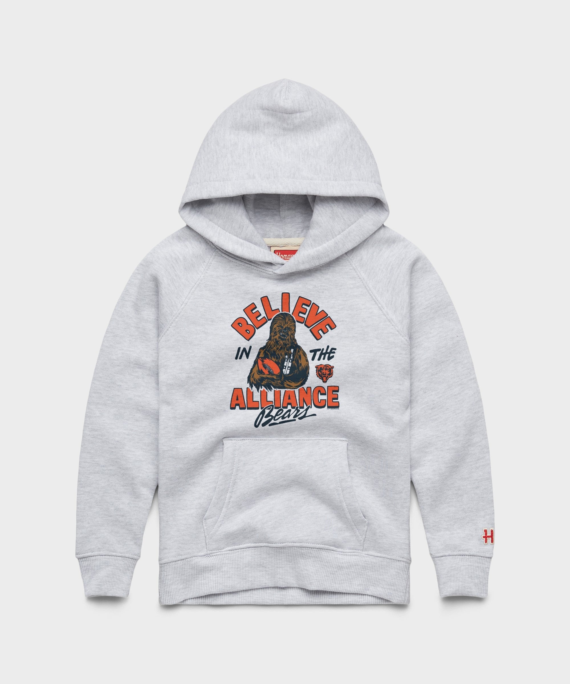 youth star wars x chicago bears light side hoodie