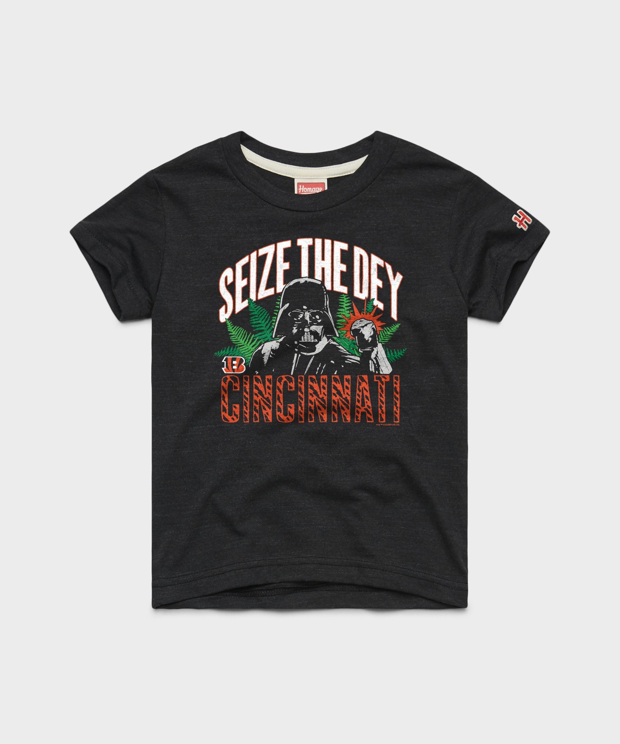 Youth Star Wars x Cincinnati Bengals Dark Side Charcoal