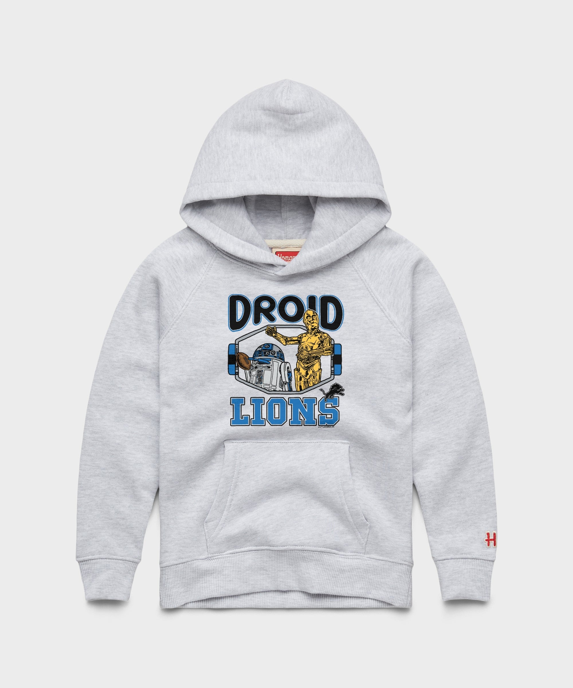 youth star wars x detroit lions light side hoodie