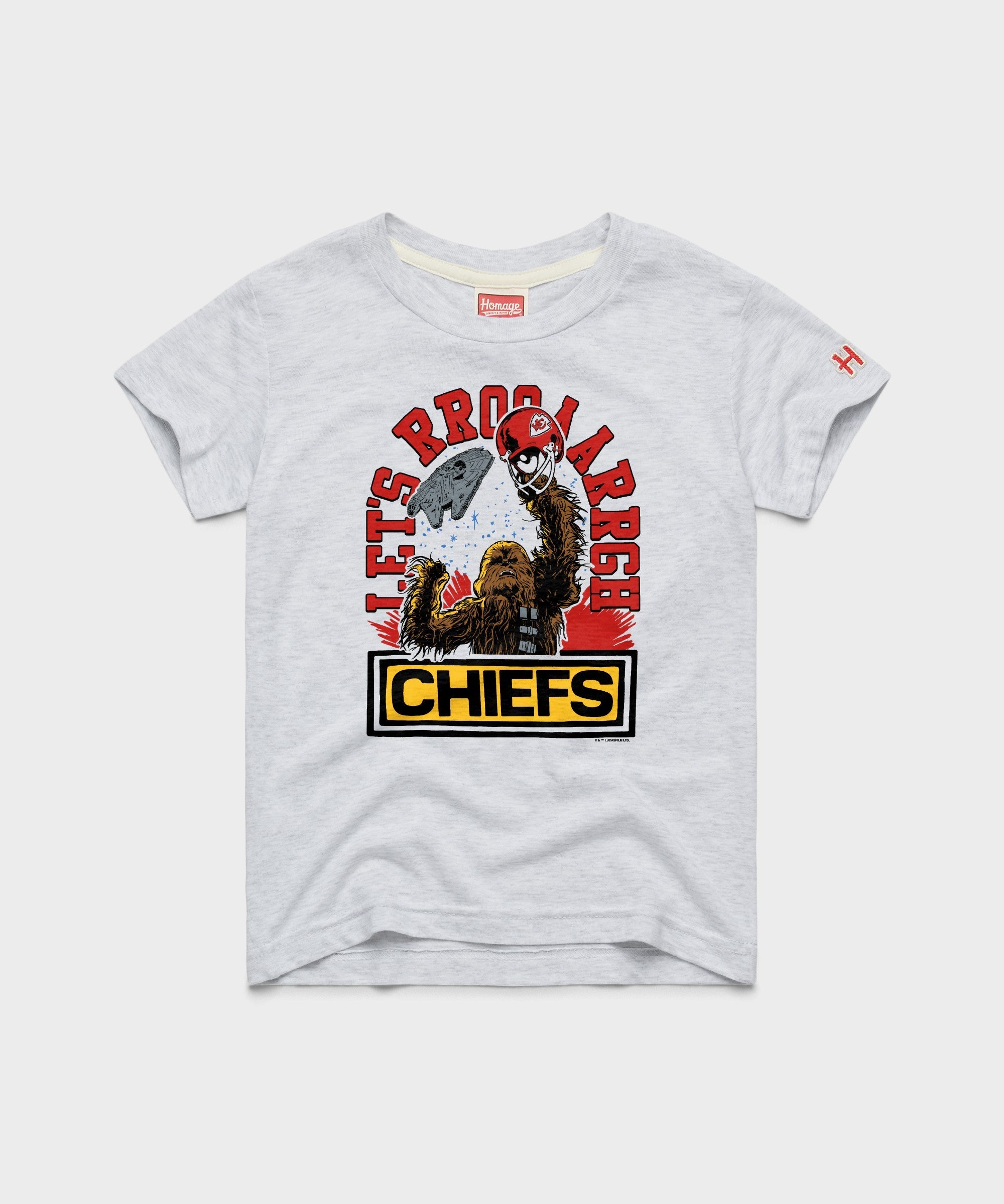 Youth Star Wars x Kansas City Chiefs Light Side Ash