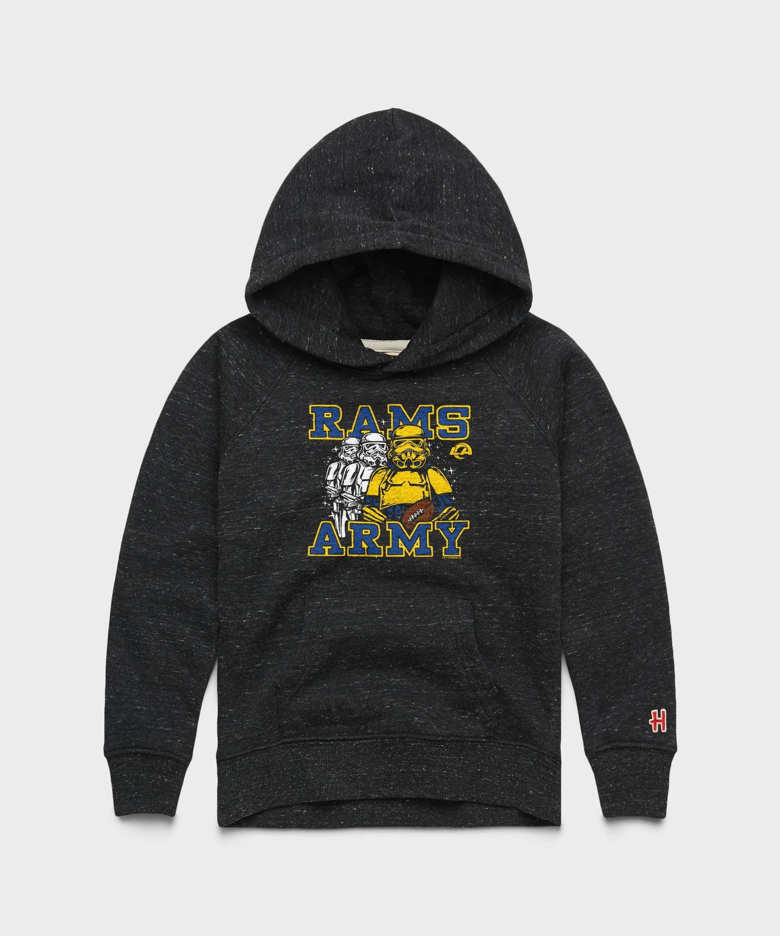 youth star wars x los angeles rams dark side hoodie
