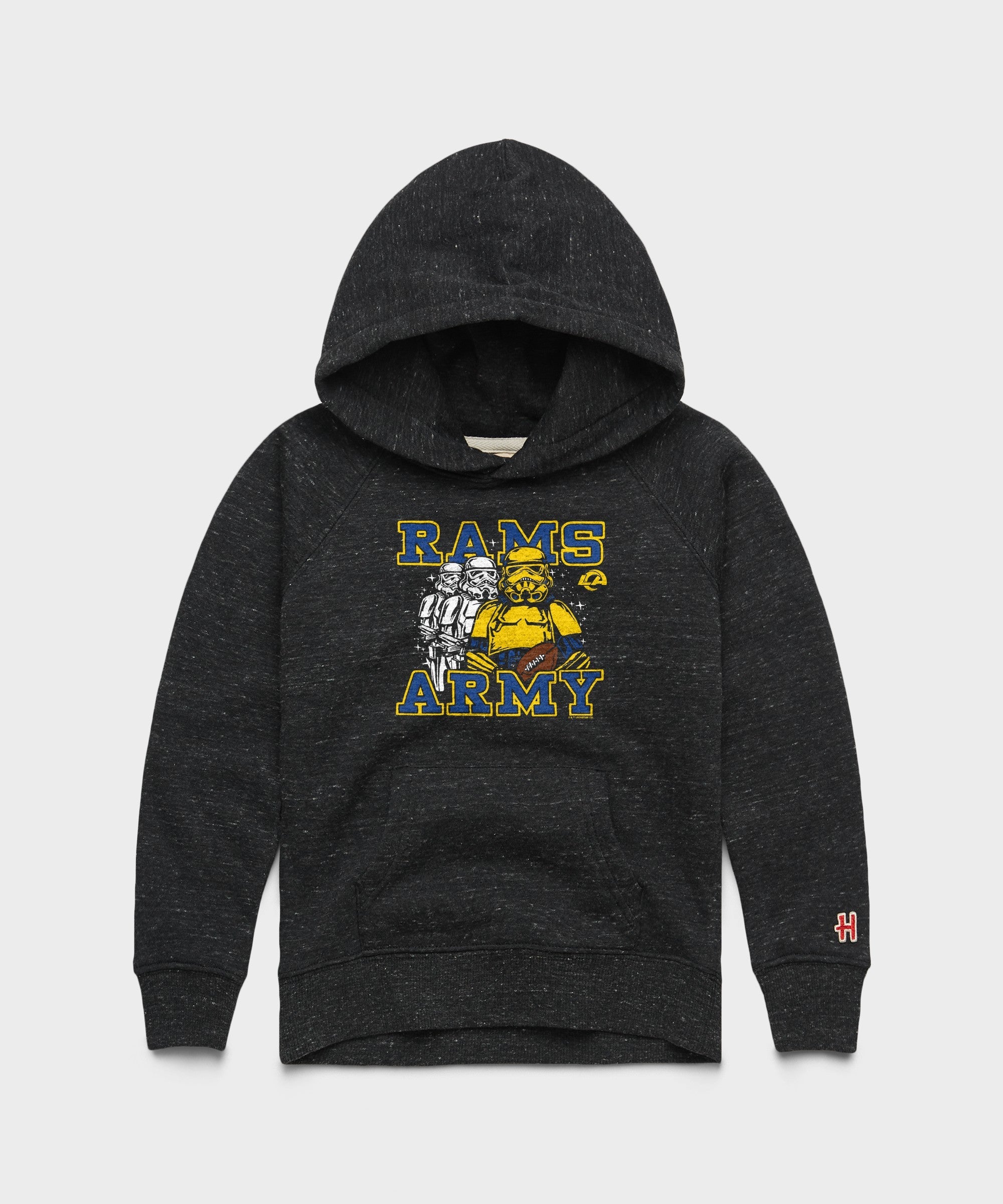 youth star wars x los angeles rams dark side hoodie