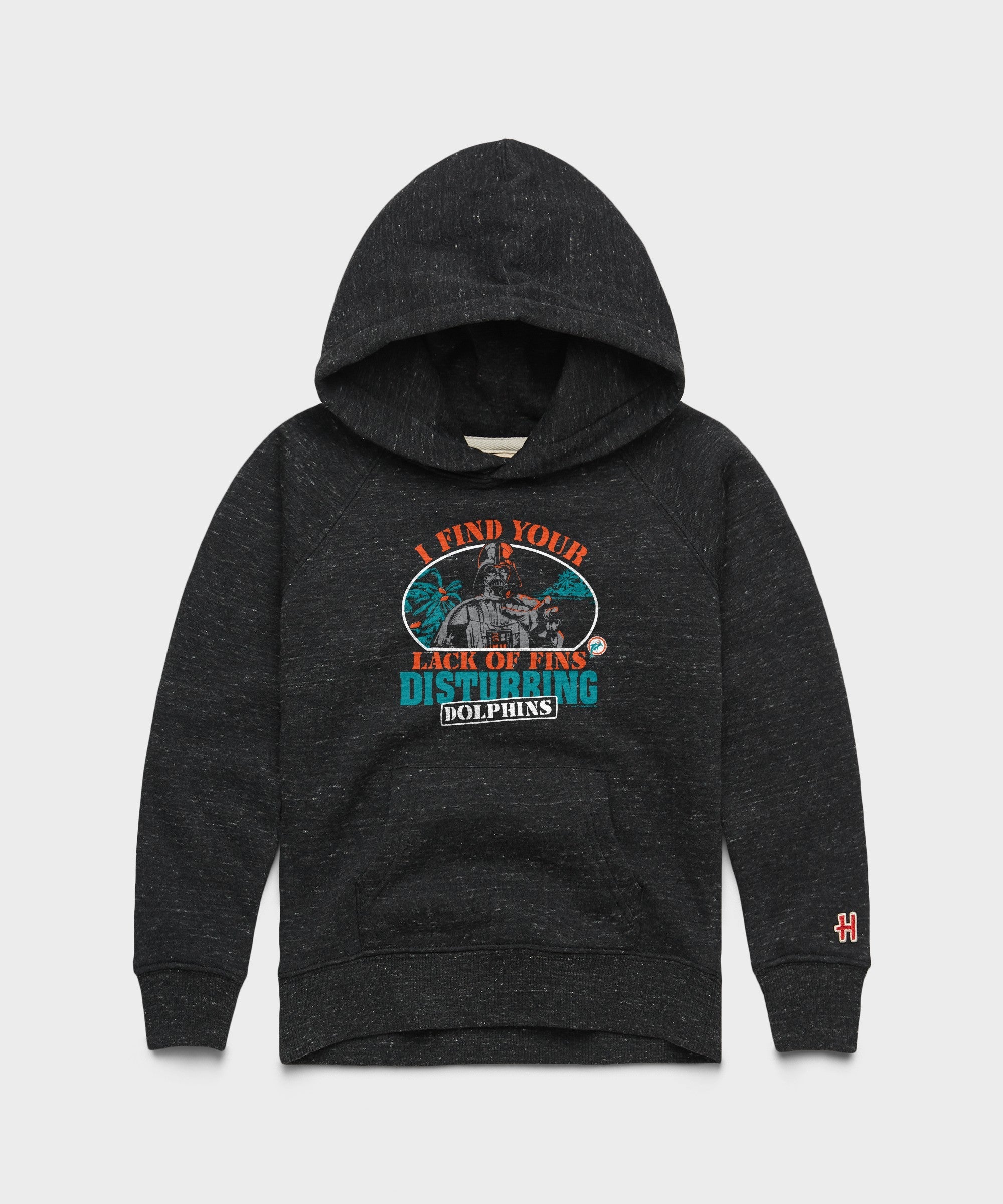 youth star wars x miami dolphins dark side hoodie