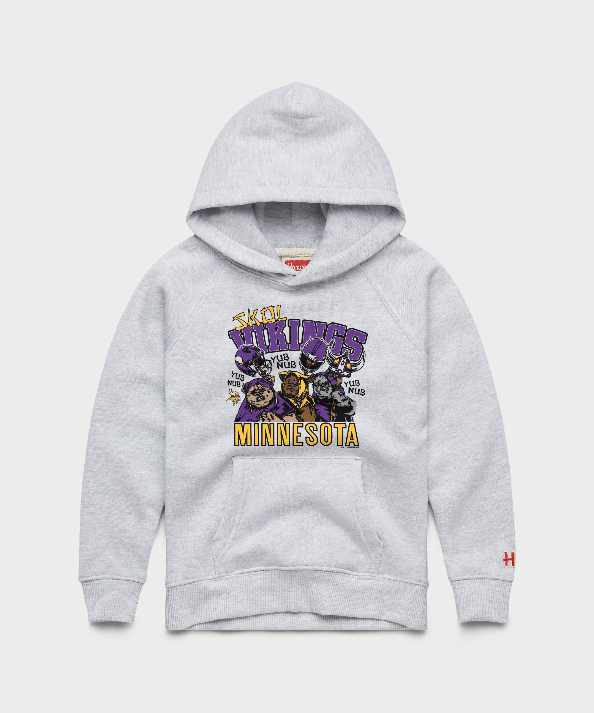 youth star wars x minnesota vikings light side hoodie
