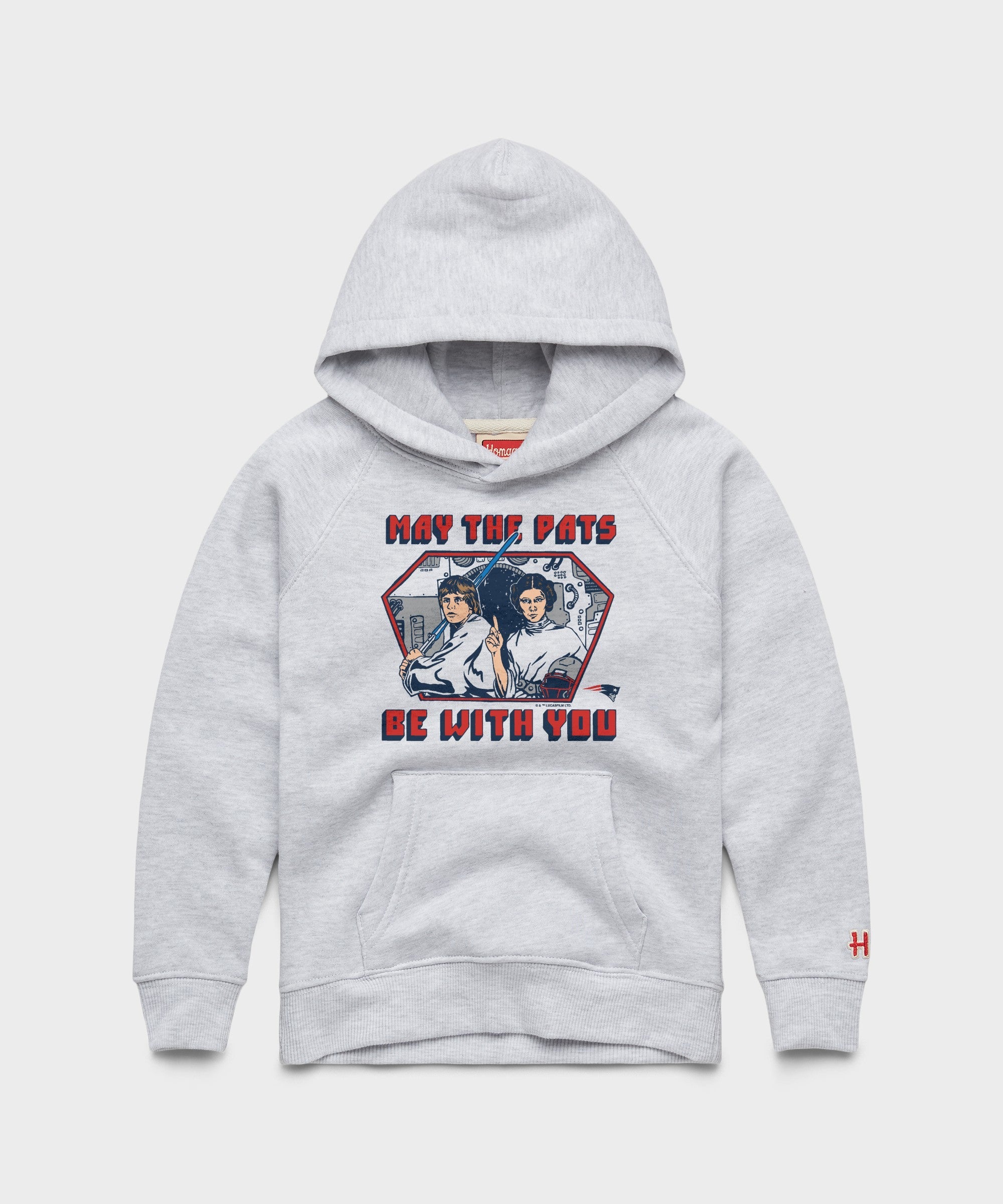 youth star wars x new england patriots light side hoodie
