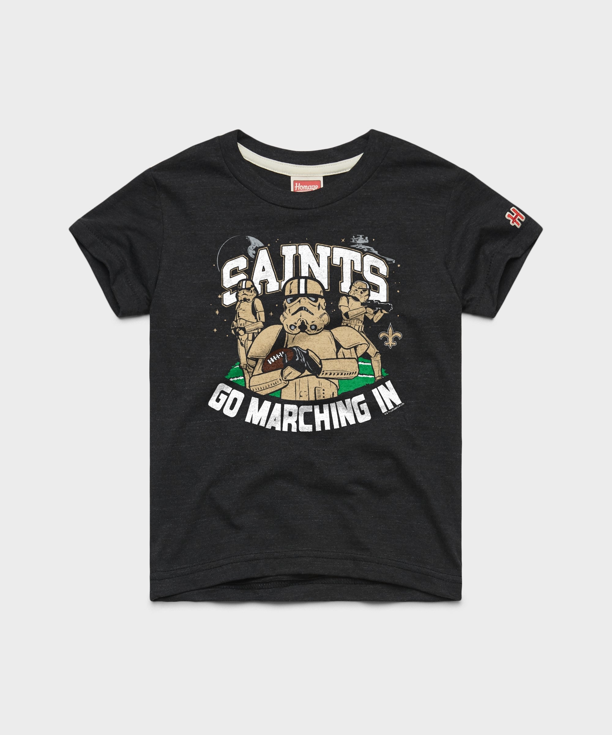 Youth Star Wars x New Orleans Saints Dark Side Charcoal