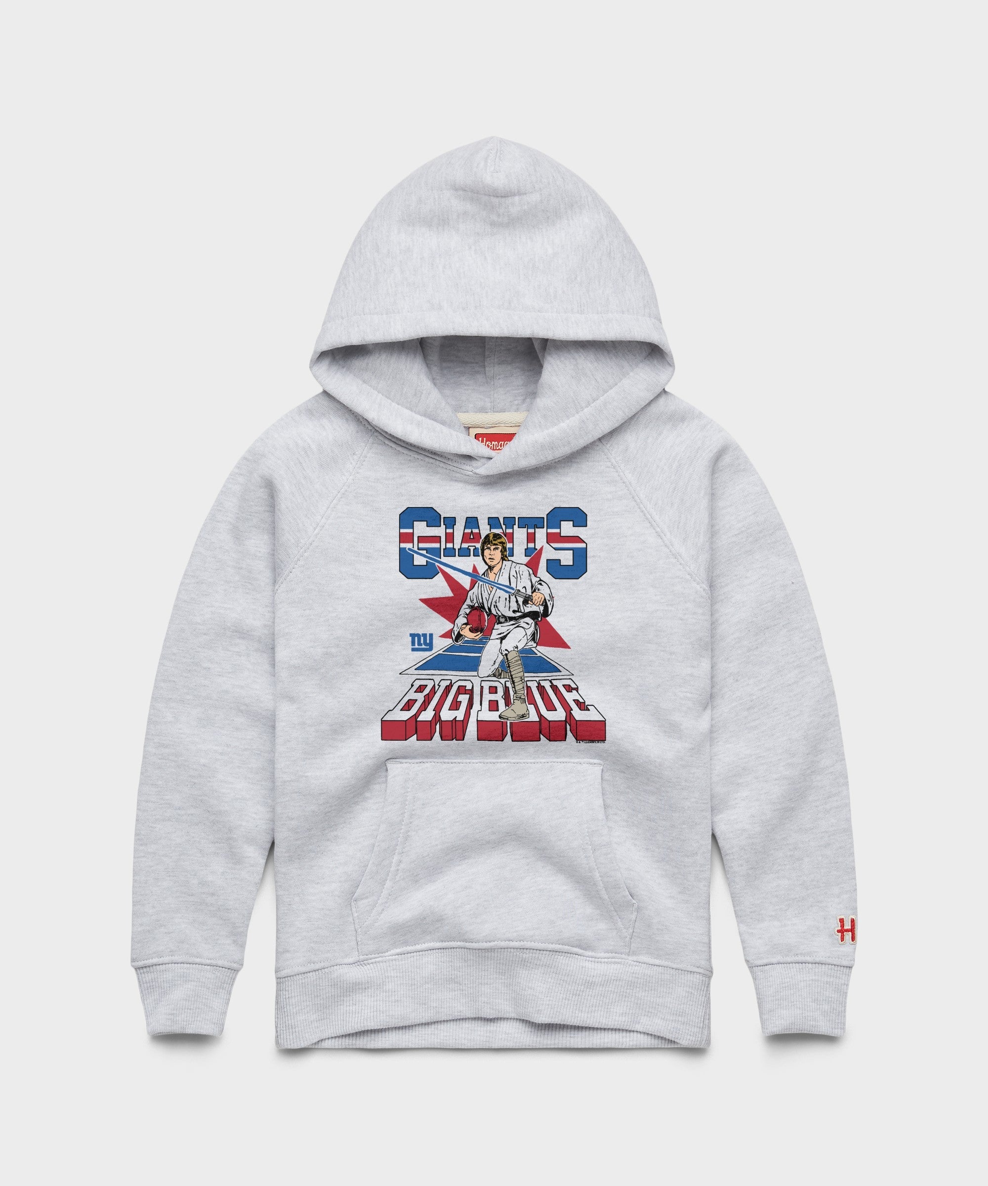 youth star wars x new york giants light side hoodie