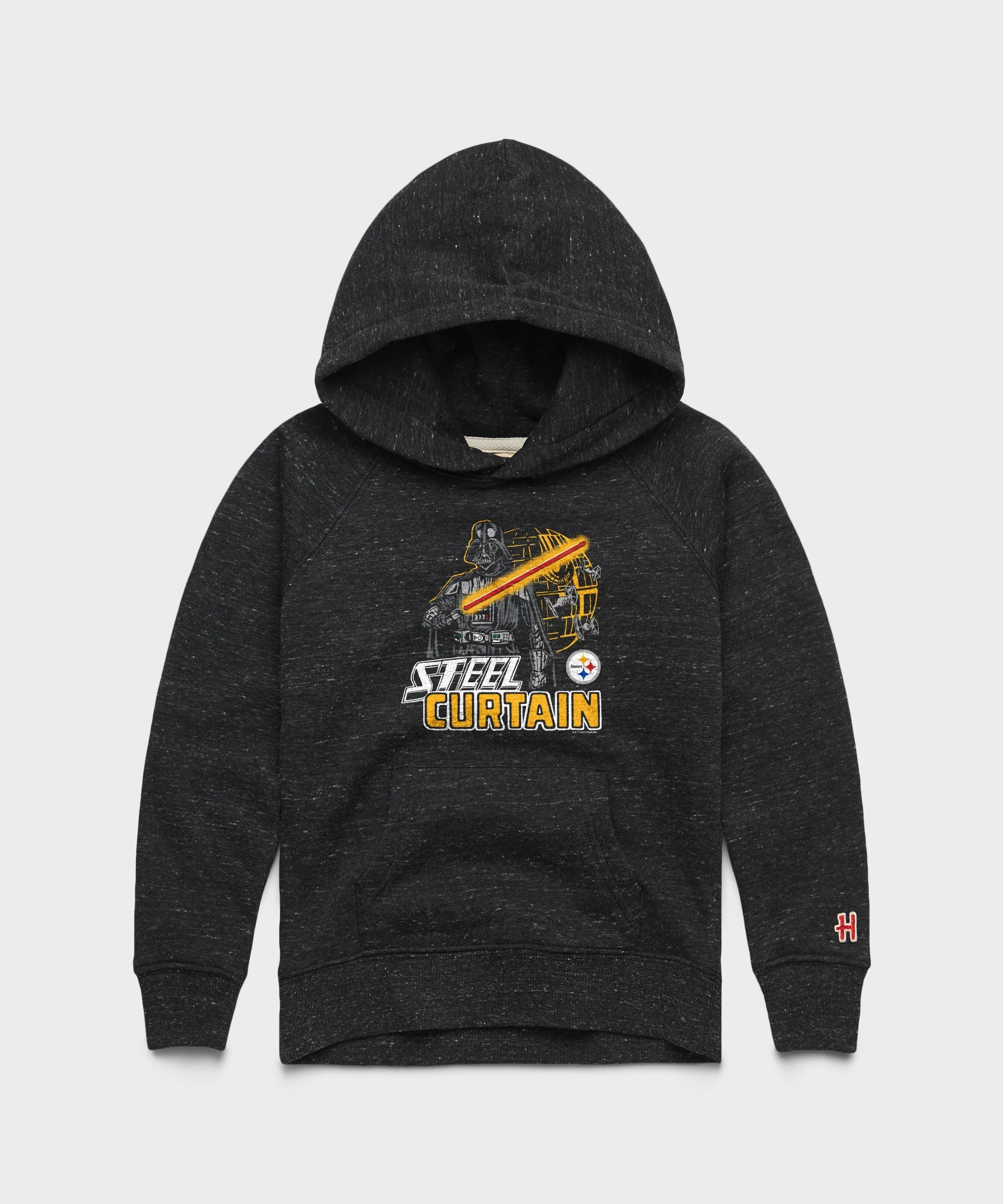 youth star wars x pittsburgh steelers dark side hoodie