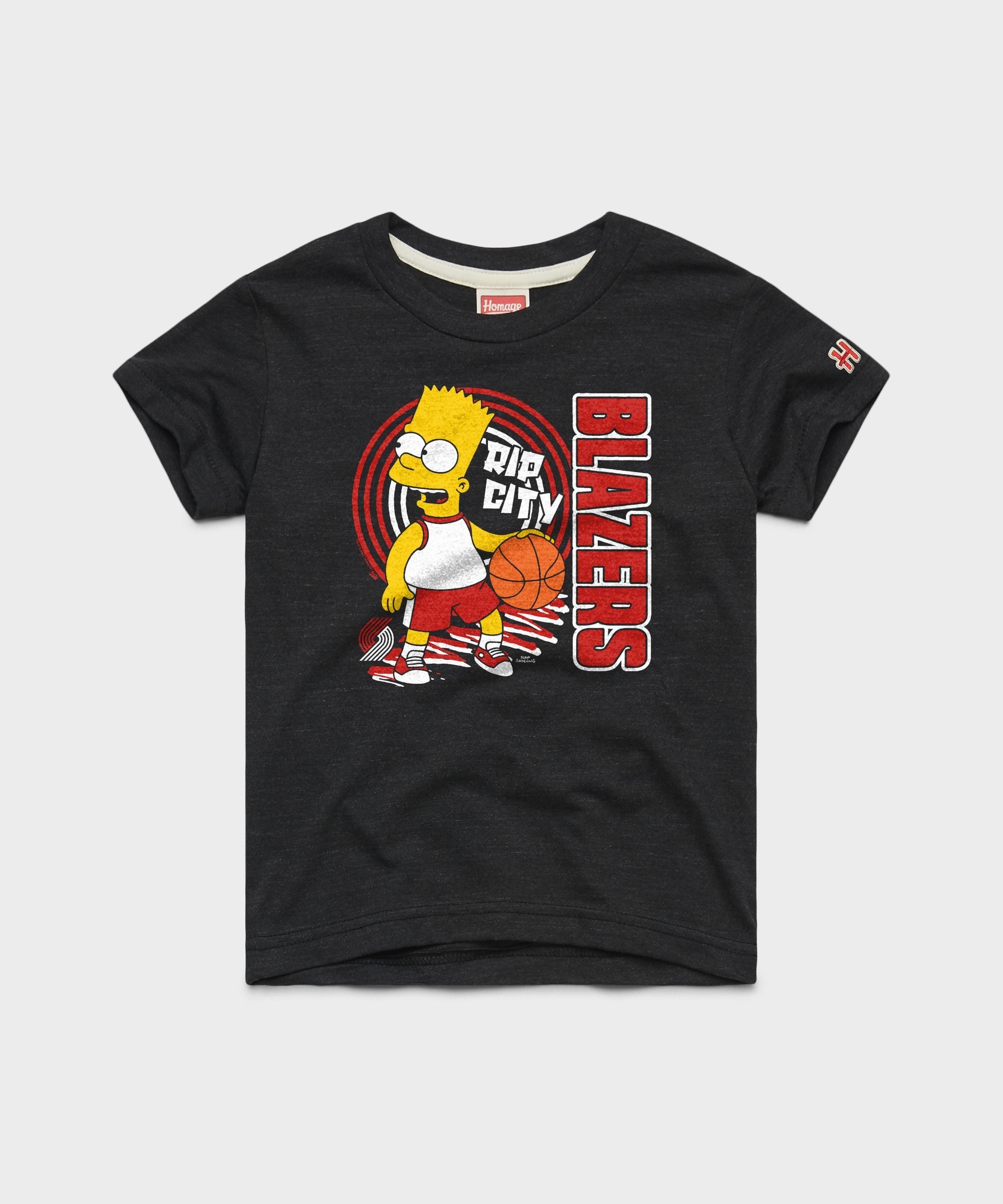 youth the simpsons bart x portland trail blazers