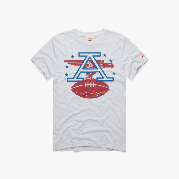 Oilers Football Helmet Retro T-Shirt from Homage. | Officially Licensed Vintage NFL Apparel from Homage Pro Shop.
