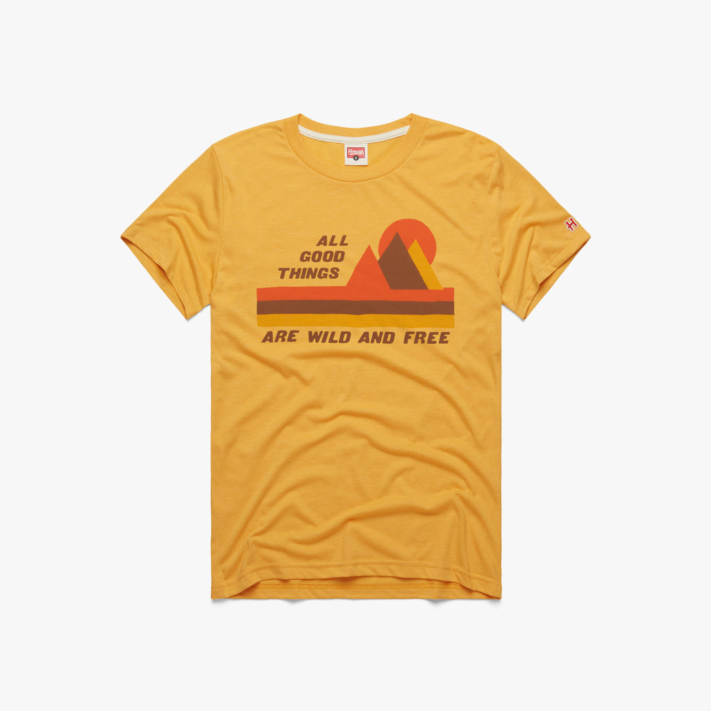 All Good Things Are Wild And Free | Retro Nature T-Shirt – HOMAGE