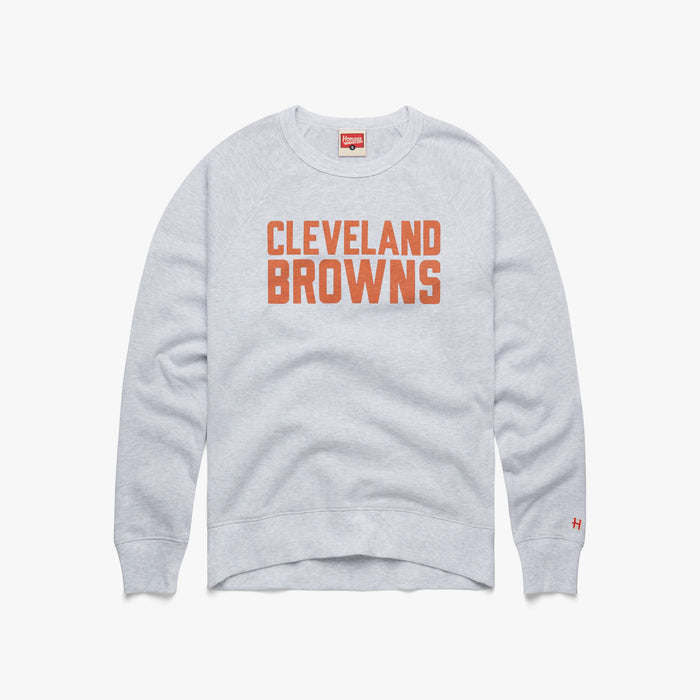 Block Cleveland Browns Crewneck