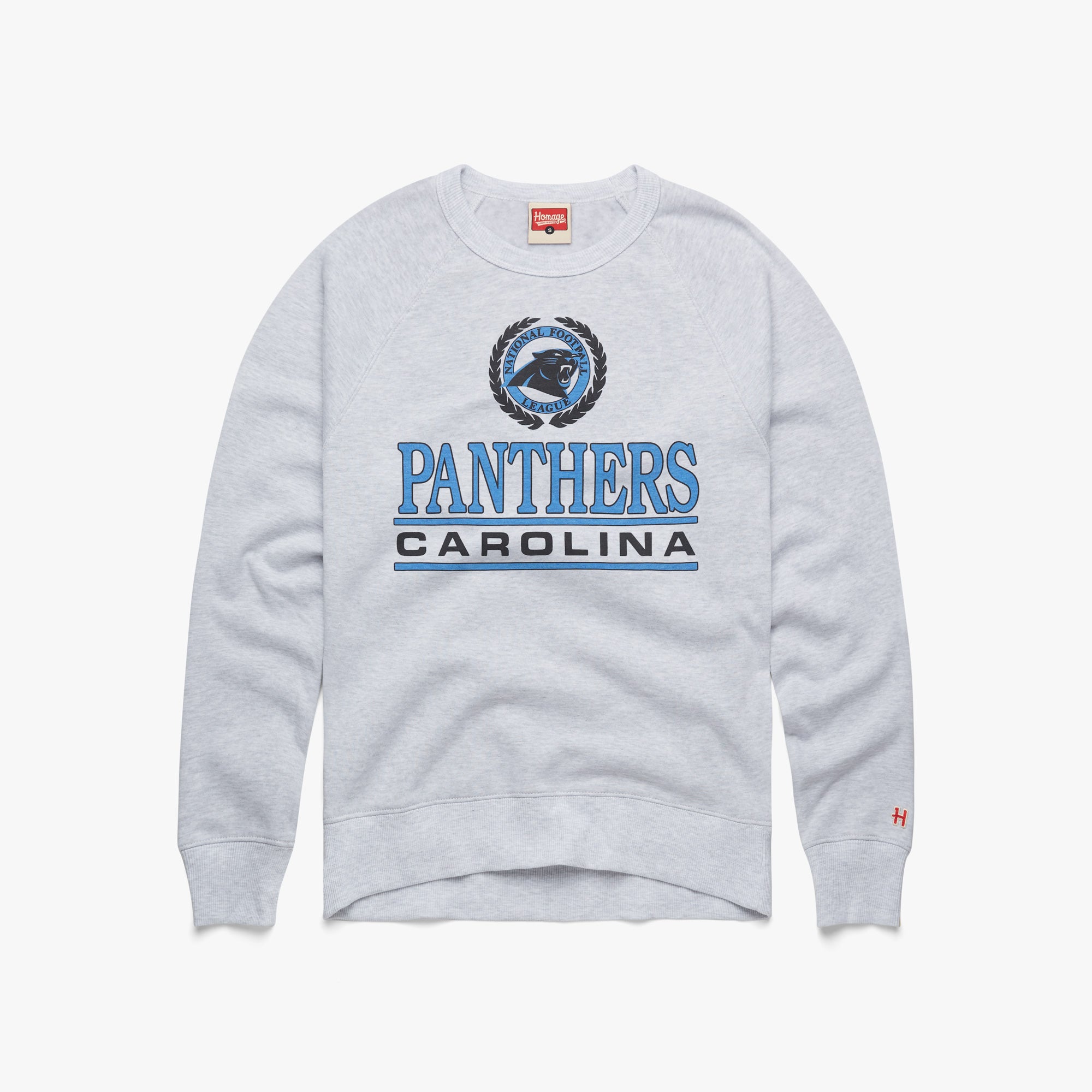 Carolina Panthers Crest Crewneck  Retro Carolina Panthers Sweatshirt –  HOMAGE