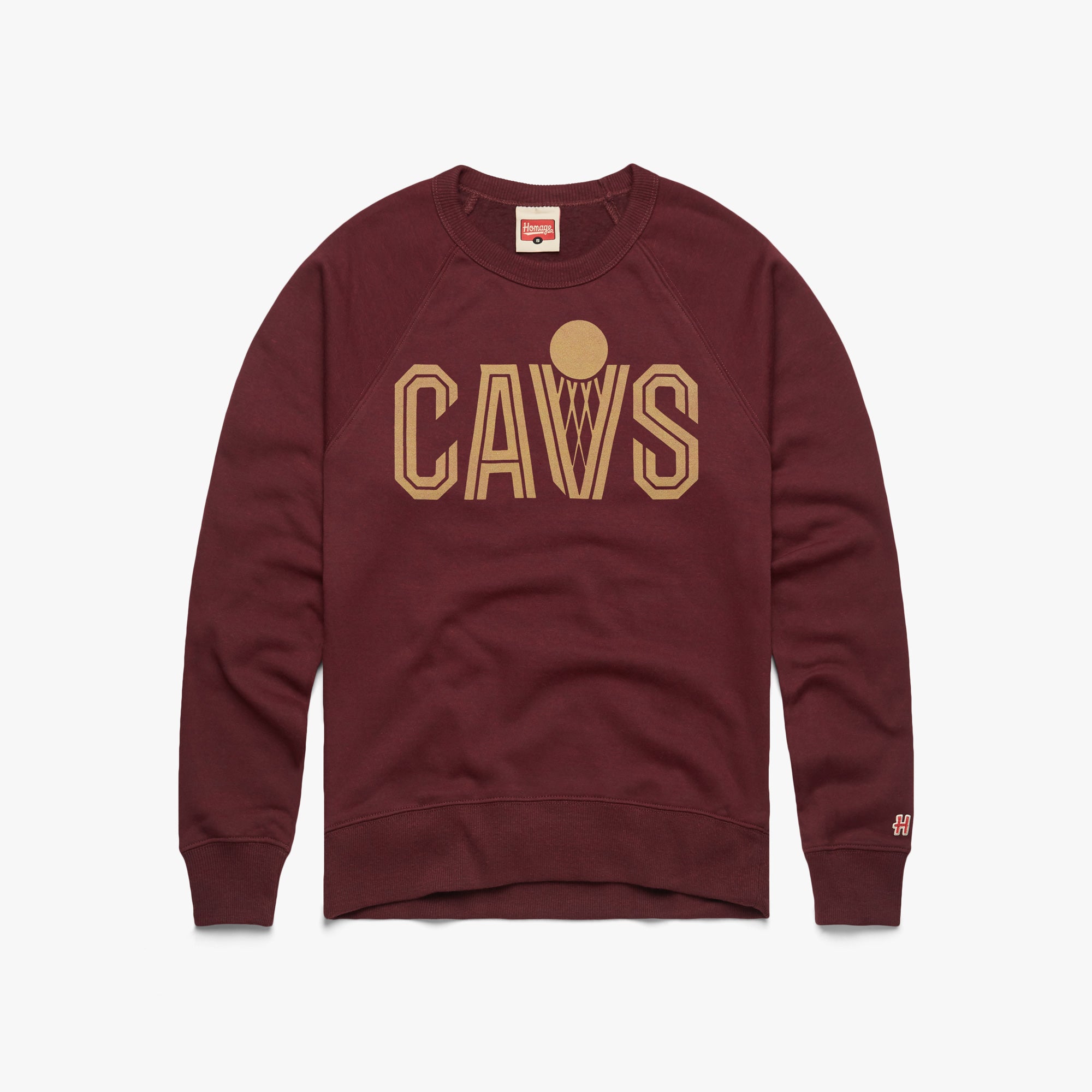 Cavs T-Shirt from Homage. | Ash | Vintage Apparel from Homage.