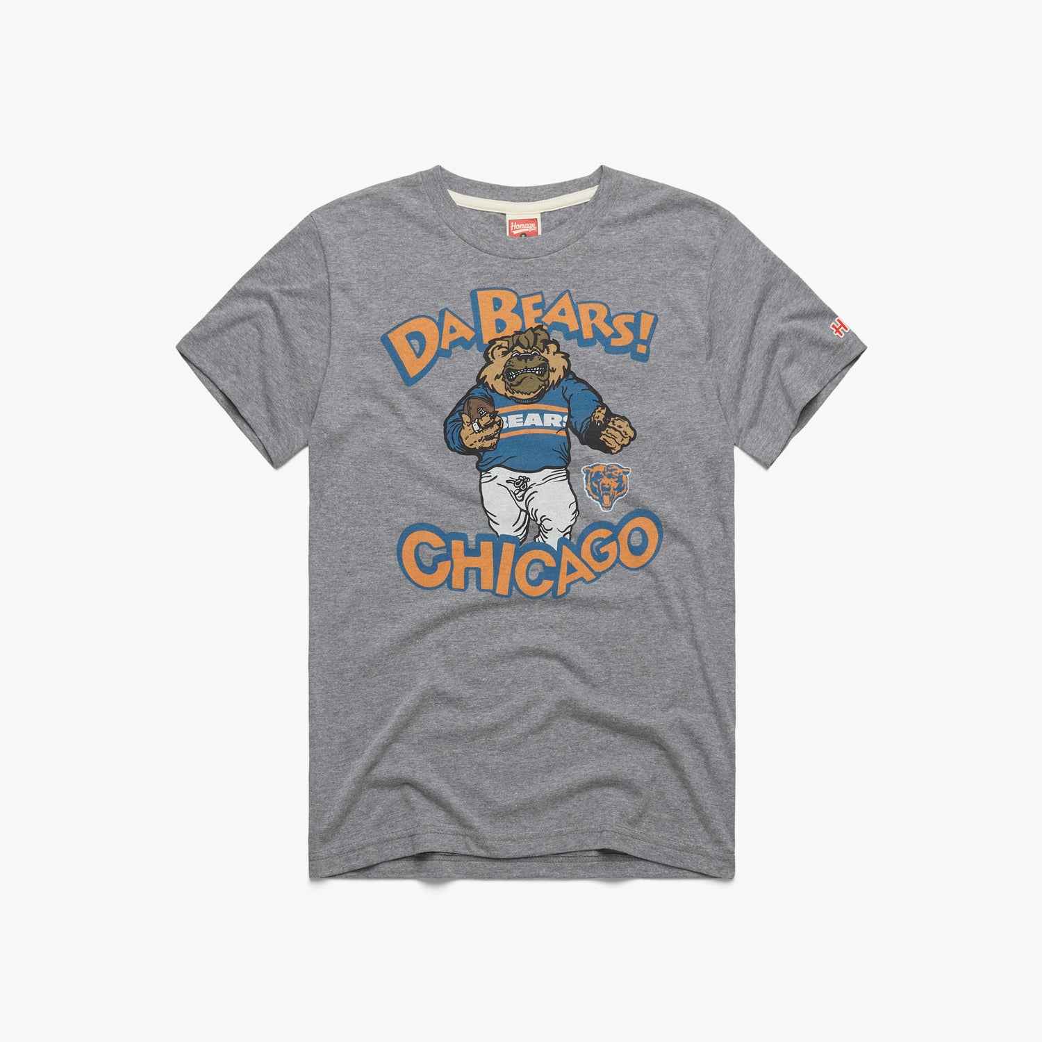 Chicago Bears Da Bears T-Shirt from Homage. | Officially Licensed Vintage NFL Apparel from Homage Pro Shop.