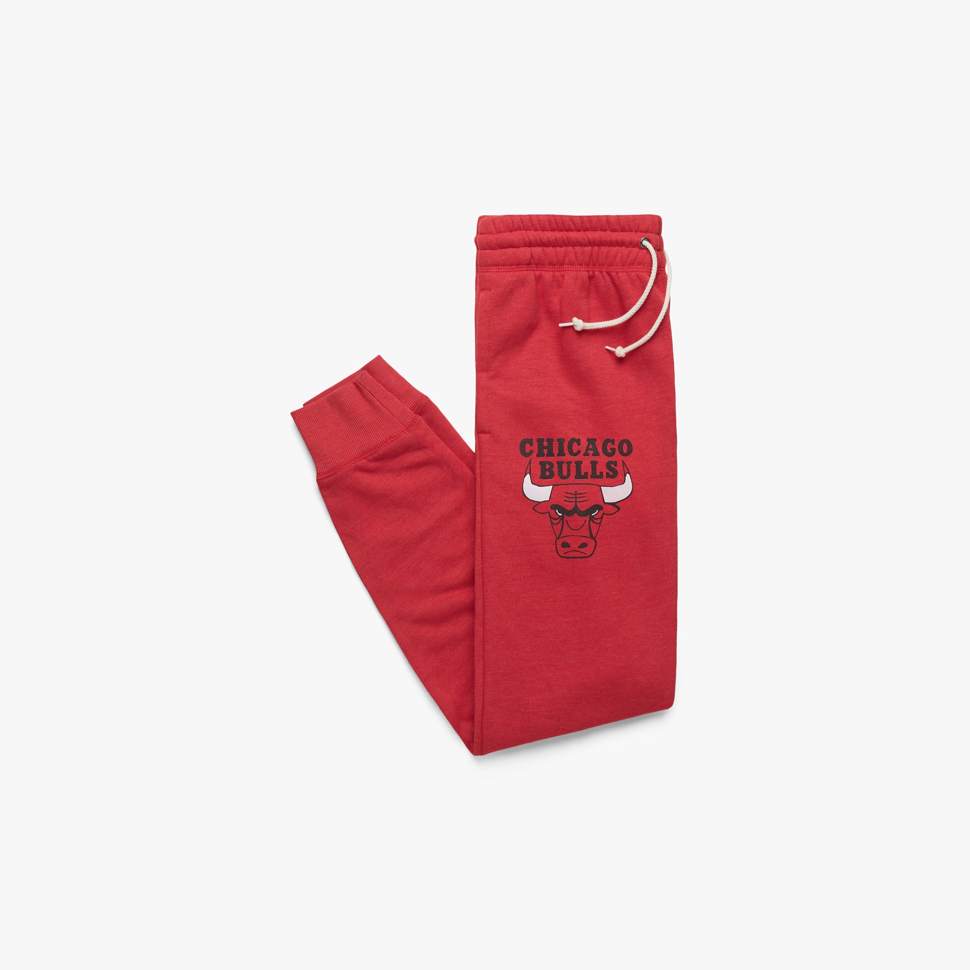 Chicago Bulls Logo Jogger from Homage. | Red | Vintage Apparel from Homage.