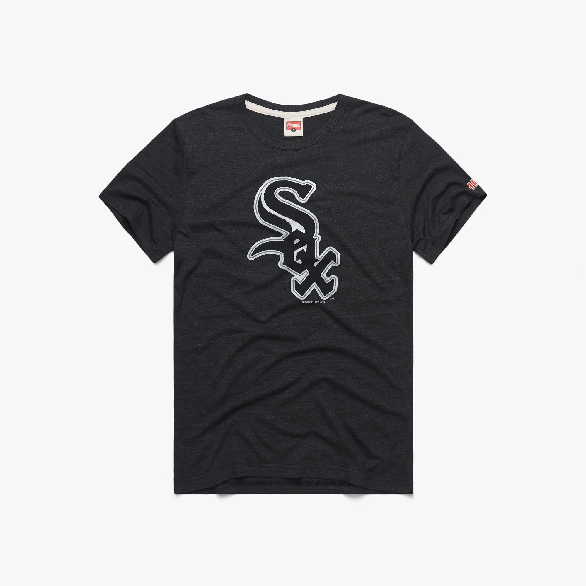 Chicago White Sox '91 T-Shirt from Homage. | Charcoal | Vintage Apparel from Homage.