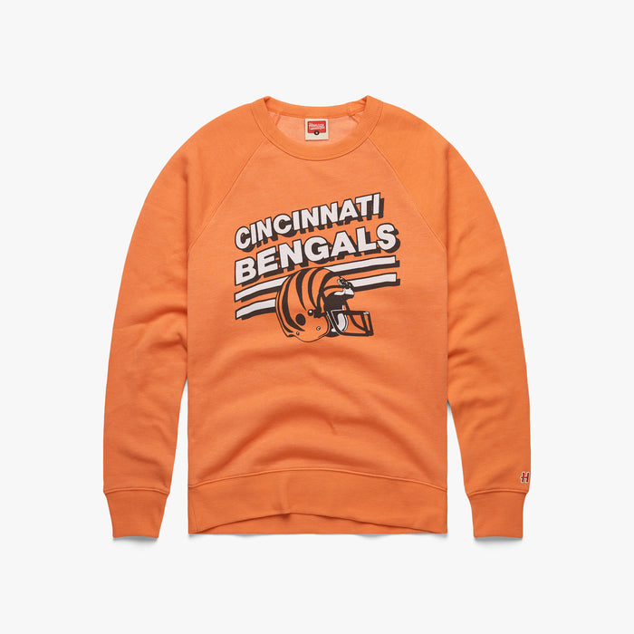 Cincinnati Bengals Stripes Crewneck
