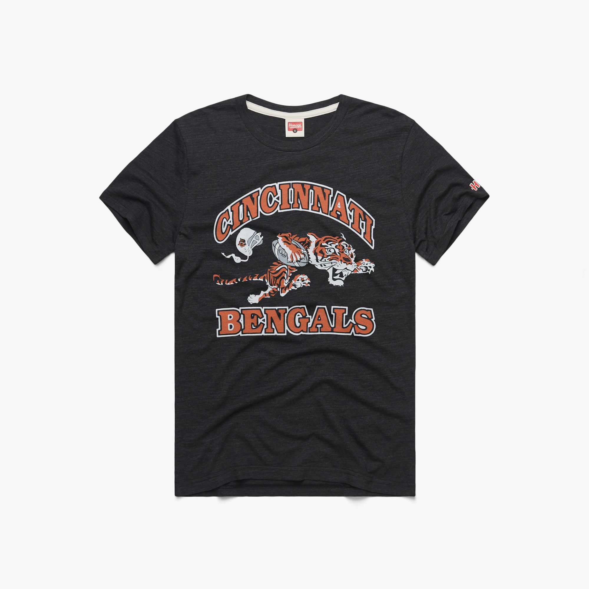 Cincinnati Bengals '68 T-Shirt from Homage. | Officially Licensed Vintage NFL Apparel from Homage Pro Shop.