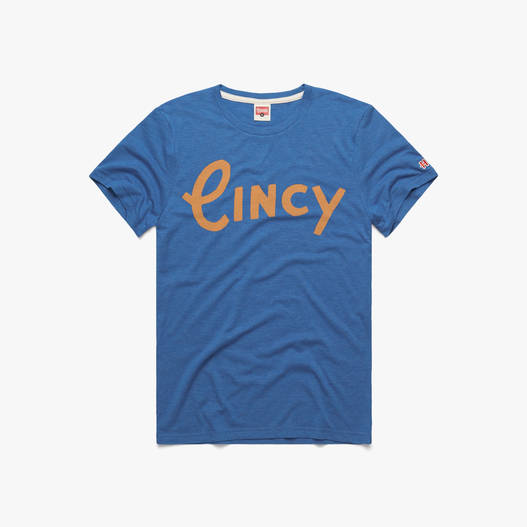 Cincy Bearcats Retro T-Shirt from Homage. | Red | Vintage Apparel from Homage.