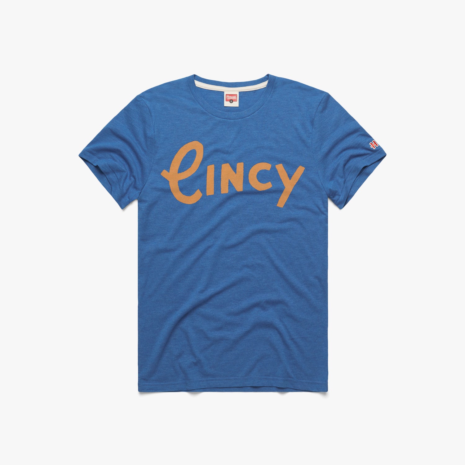 Cincy T-Shirt from Homage. | Royal Blue | Vintage Apparel from Homage.